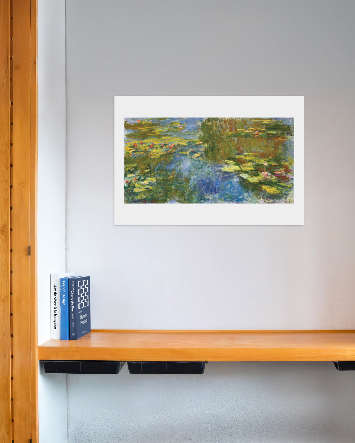 Poster Lo stagno delle ninfee (circa 1917–1919) di Claude Monet