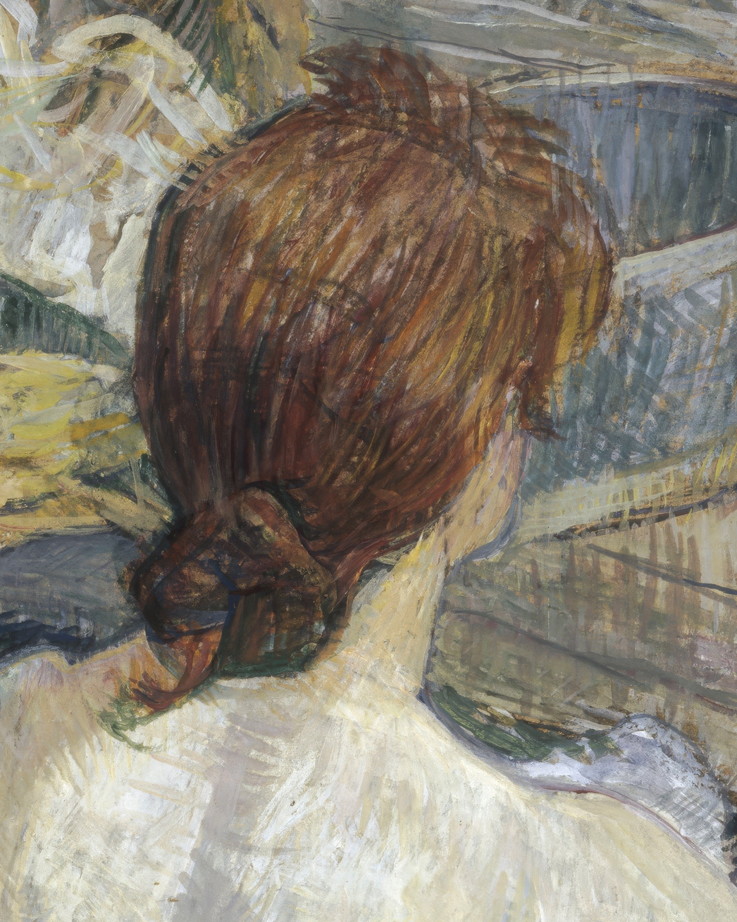 Rousse (La Toilette), 1889 di Henri de Toulouse-Lautrec Poster