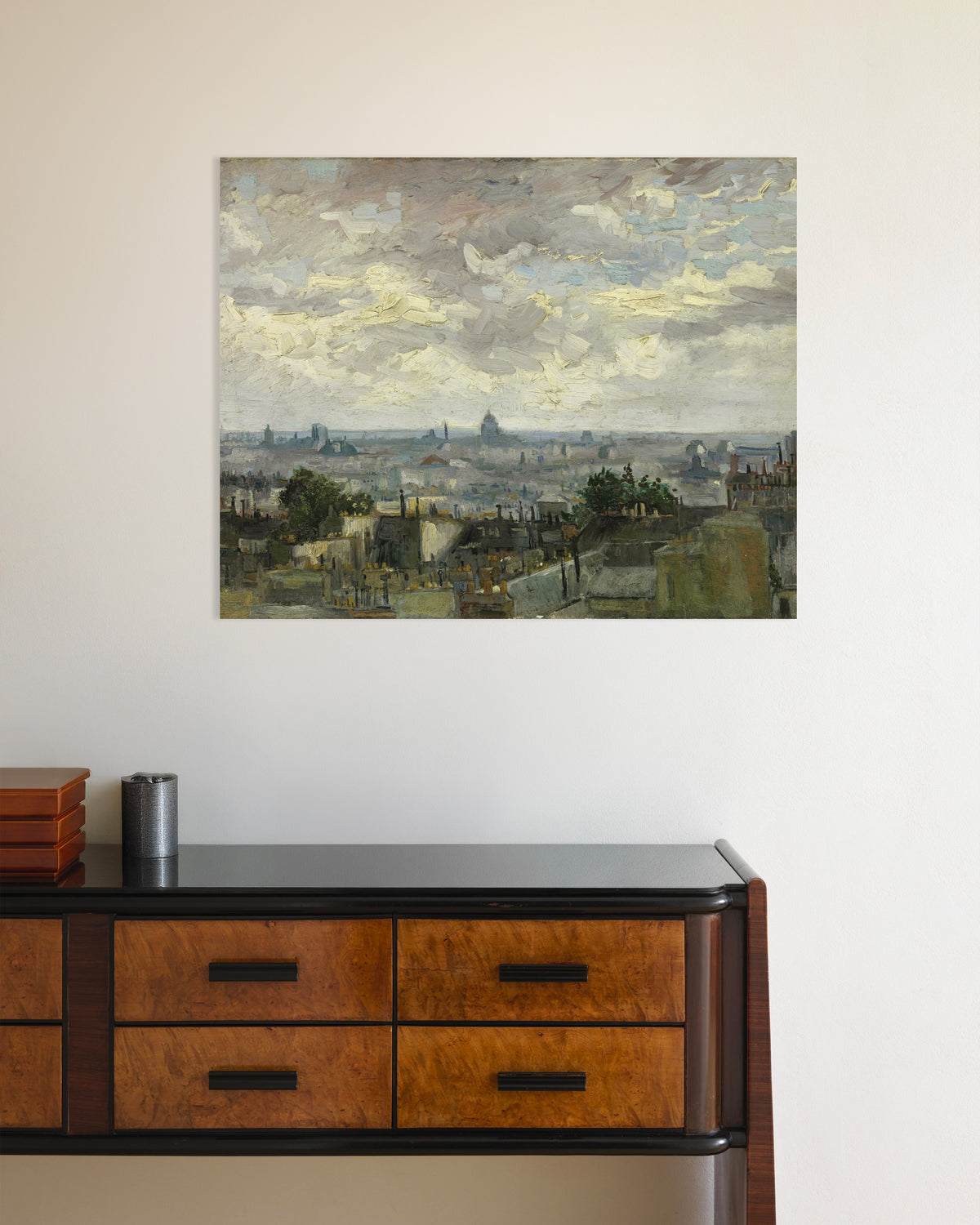 Poster di Veduta di Parigi (1886) di Vincent van Gogh