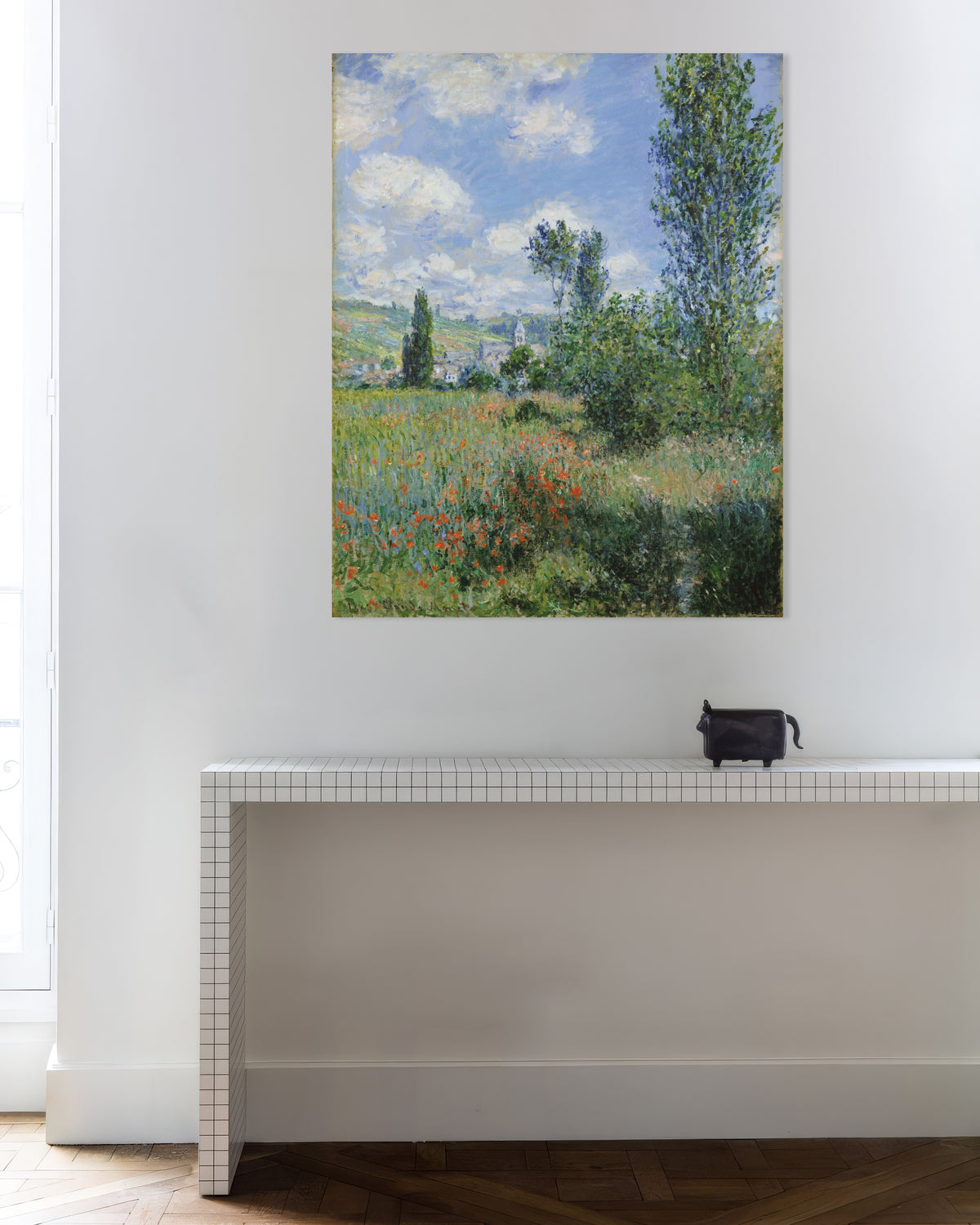 Poster Veduta di Vétheuil (1880) di Claude Monet