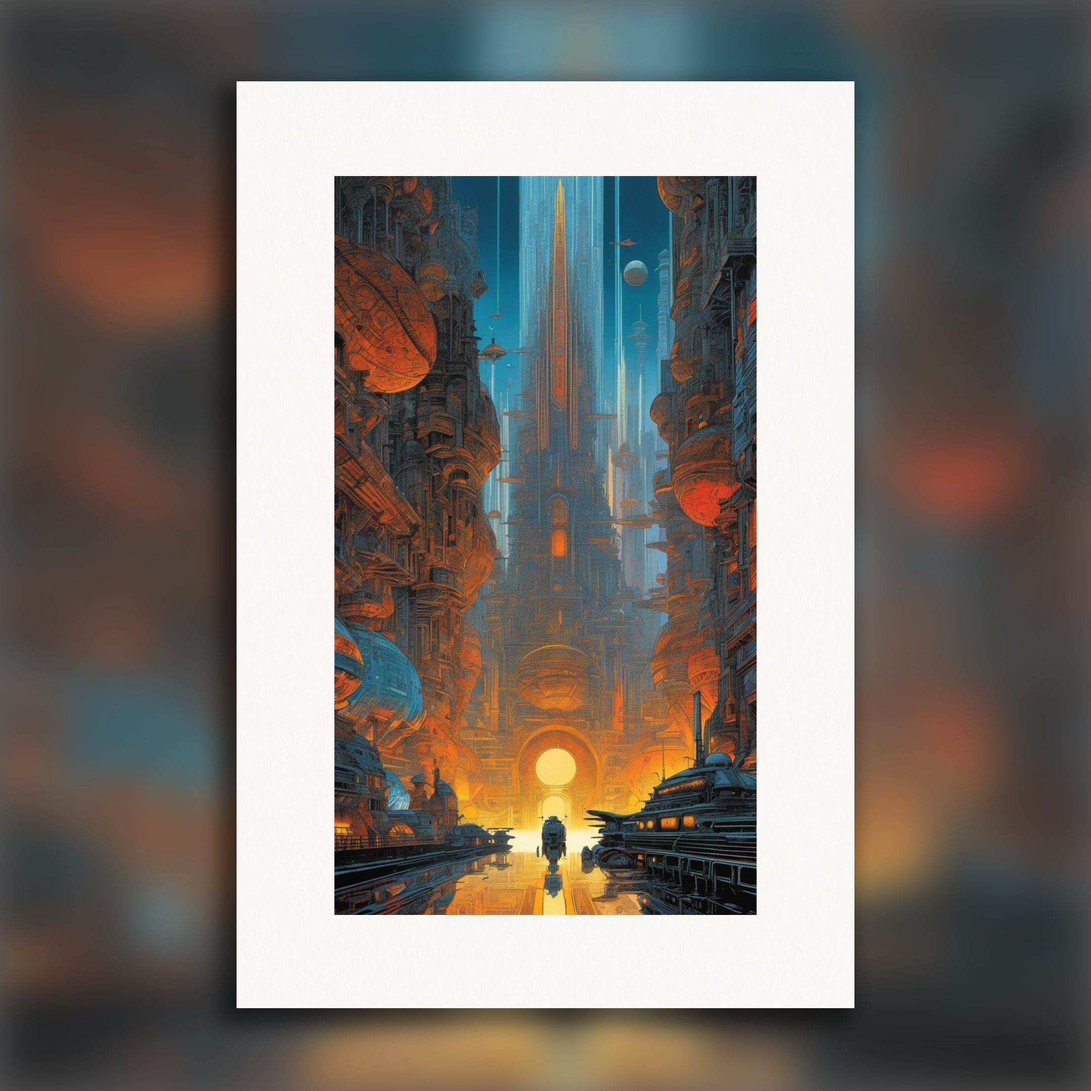 Métal hurlant (fumetto), Città futuristica - Poster