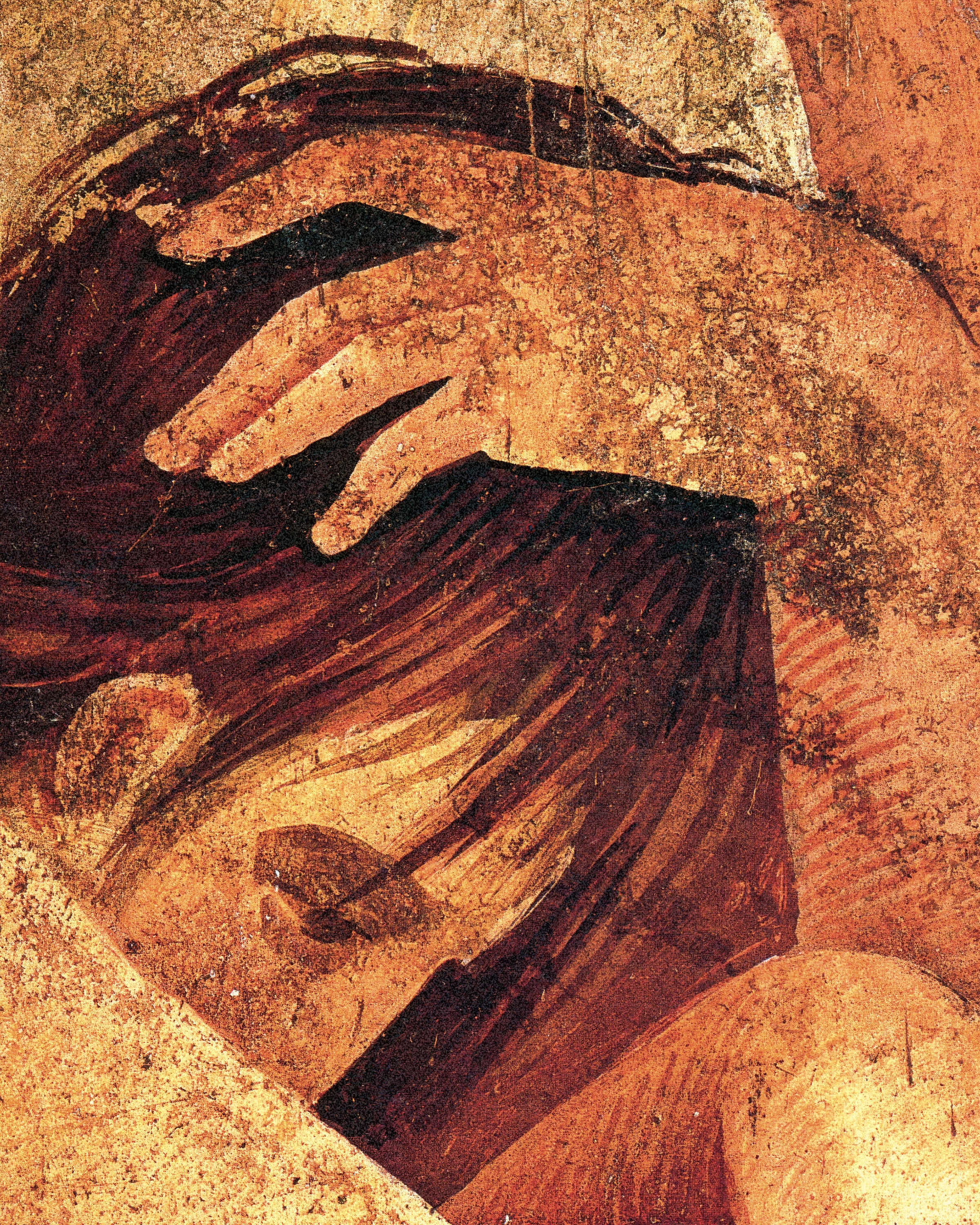 Donna che consola l'iniziata dalla Villa dei Misteri Poster