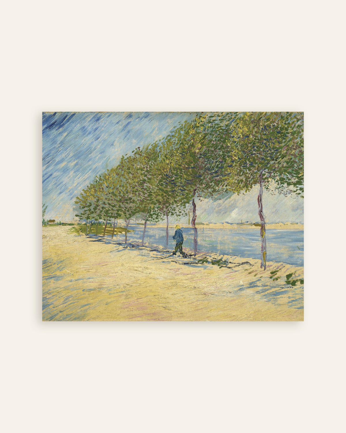 Poster di Lungo la Senna (1887) di Vincent van Gogh, miniatura