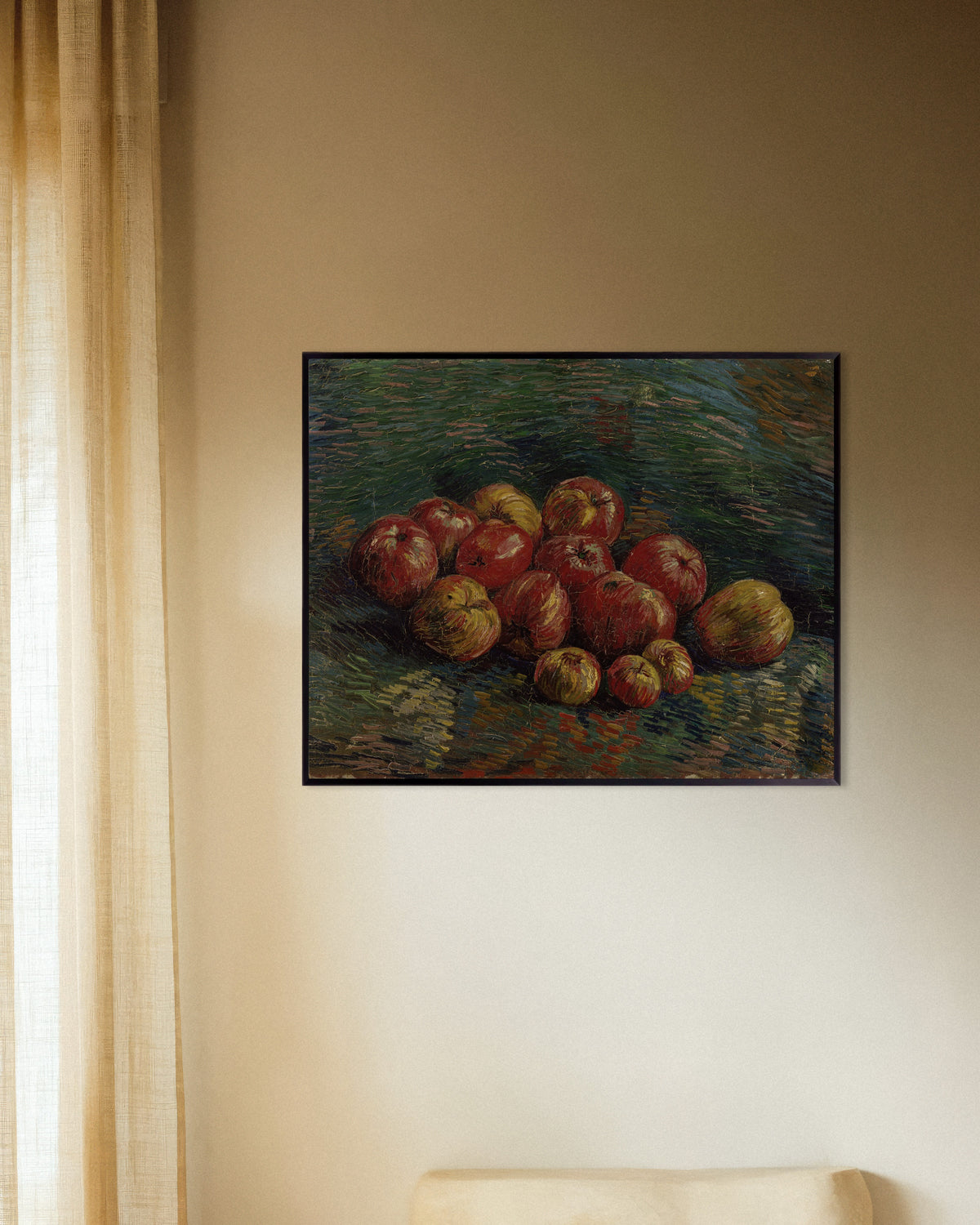 Poster di Meli (1887) di Vincent van Gogh, con cornice in metallo