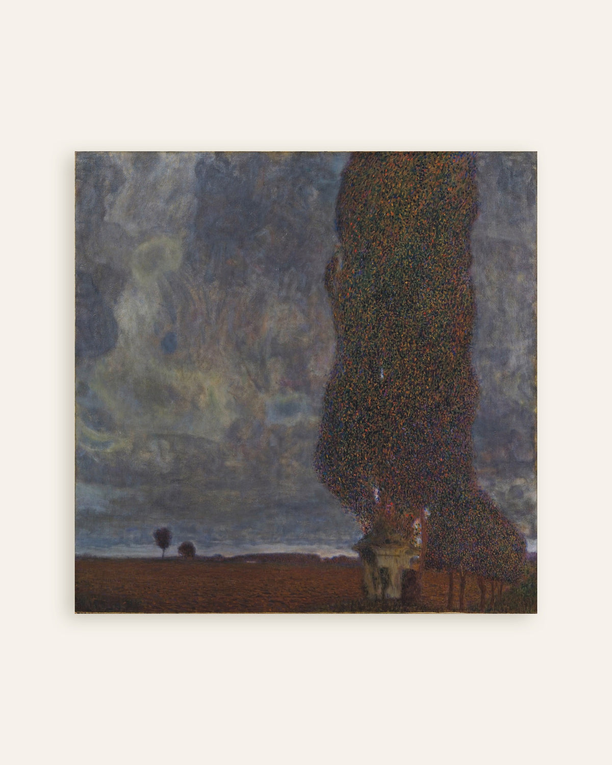 Poster Temporale in arrivo (Il grande pioppo II) (1903) di Gustav Klimt, miniatura