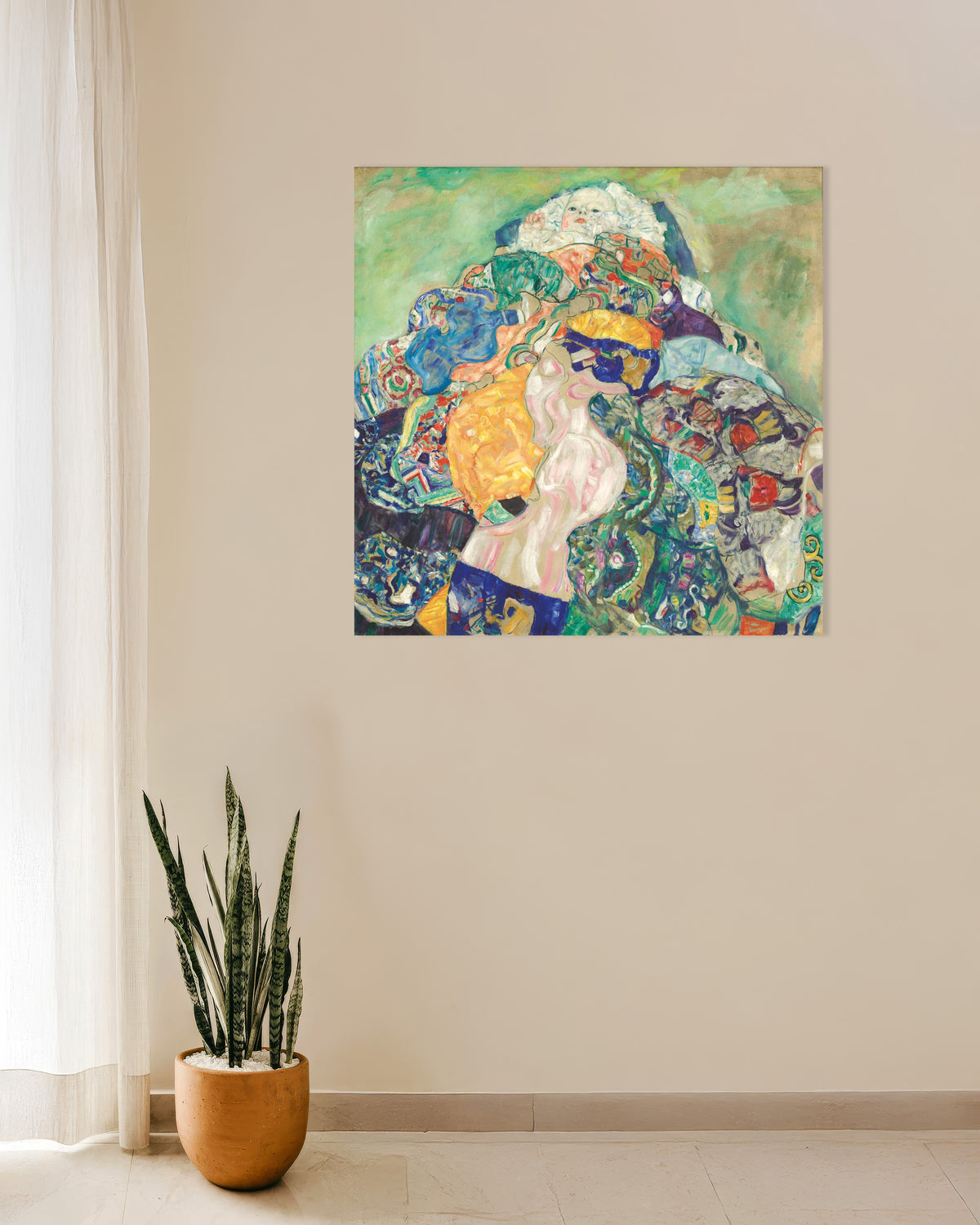 Poster Bambino (Culla) (1917–1918) di Gustav Klimt