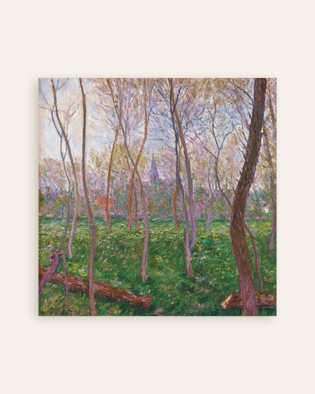 Poster Bennecourt (1887) di Claude Monet, miniatura