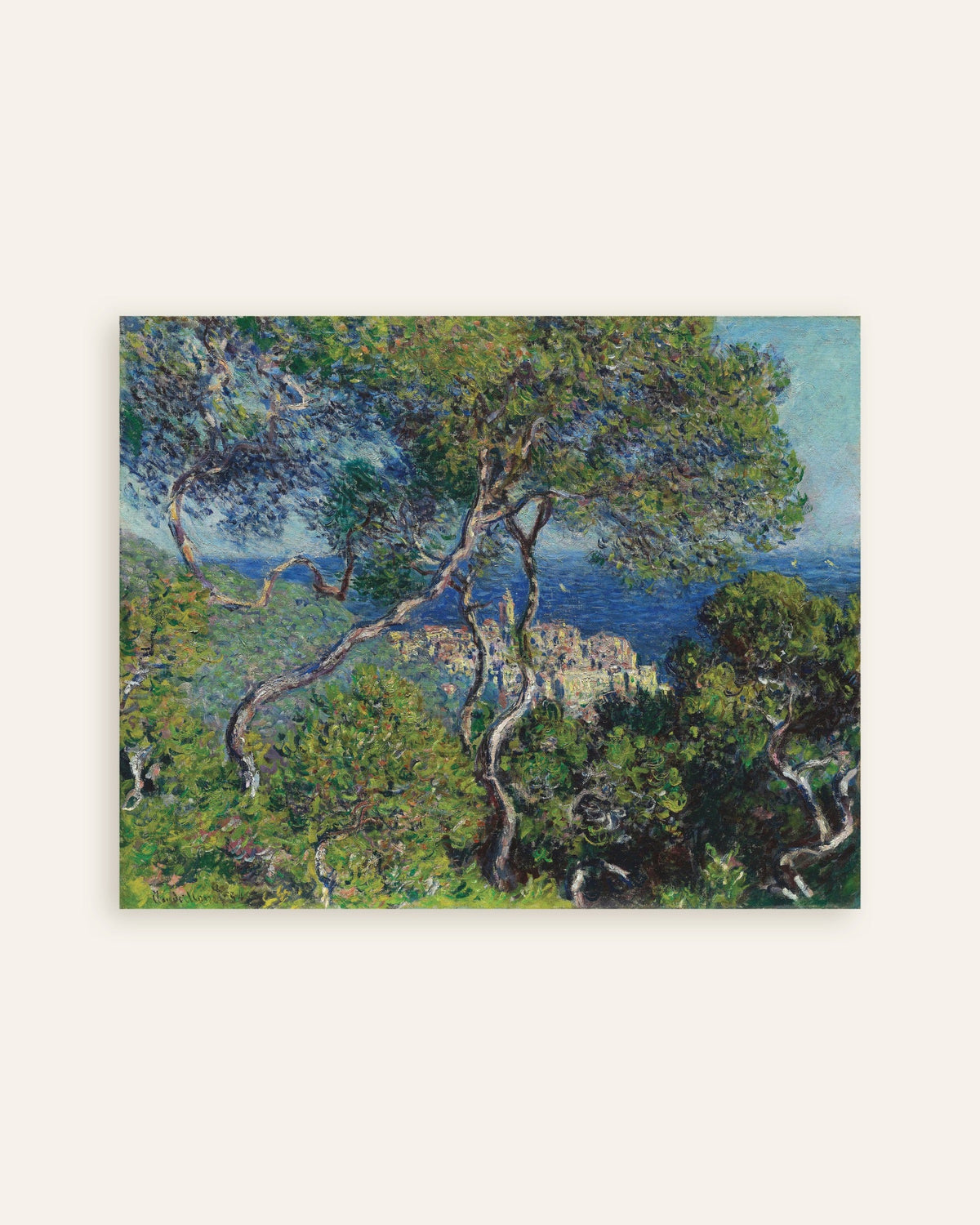 Poster Bordighera (1884) di Claude Monet, miniatura
