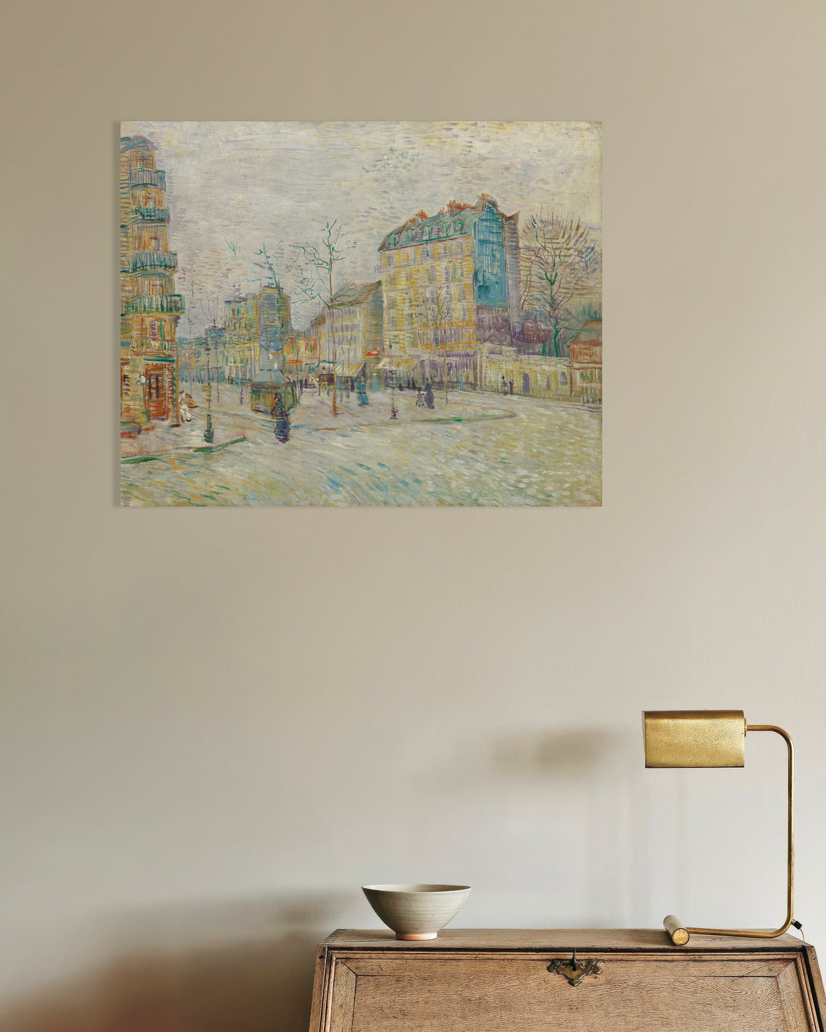Poster di Boulevard de Clichy (1887) di Vincent van Gogh
