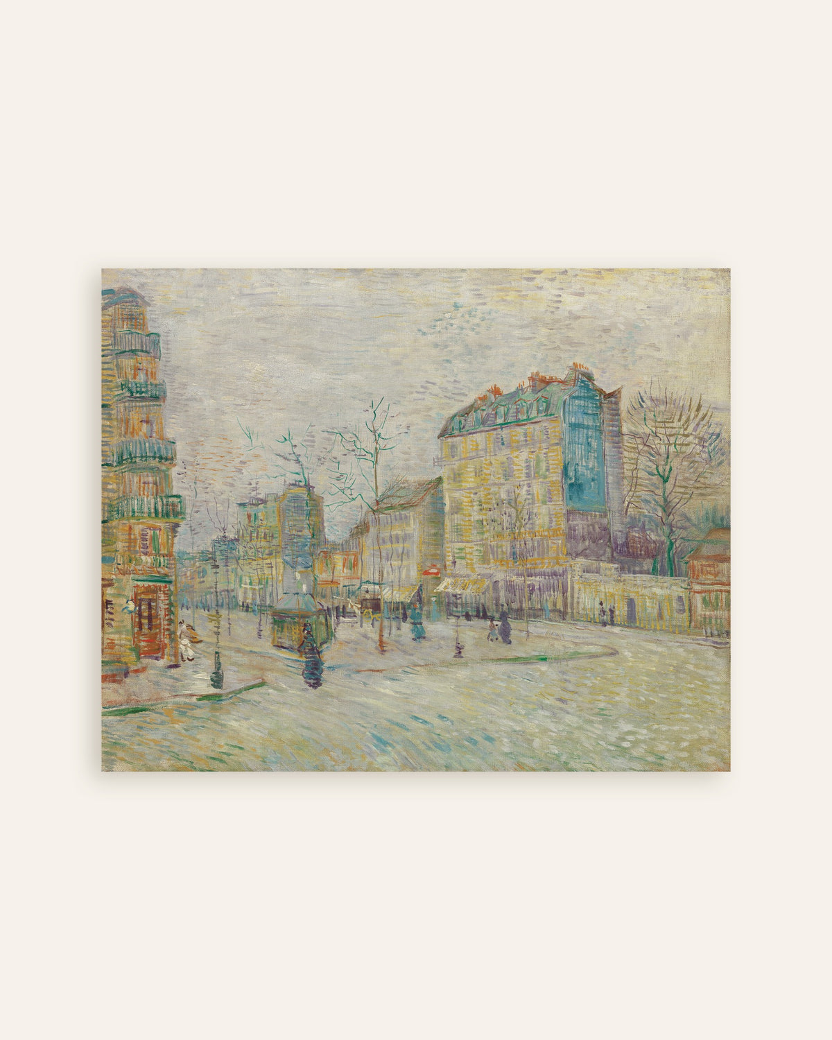 Poster di Boulevard de Clichy (1887) di Vincent van Gogh, miniatura