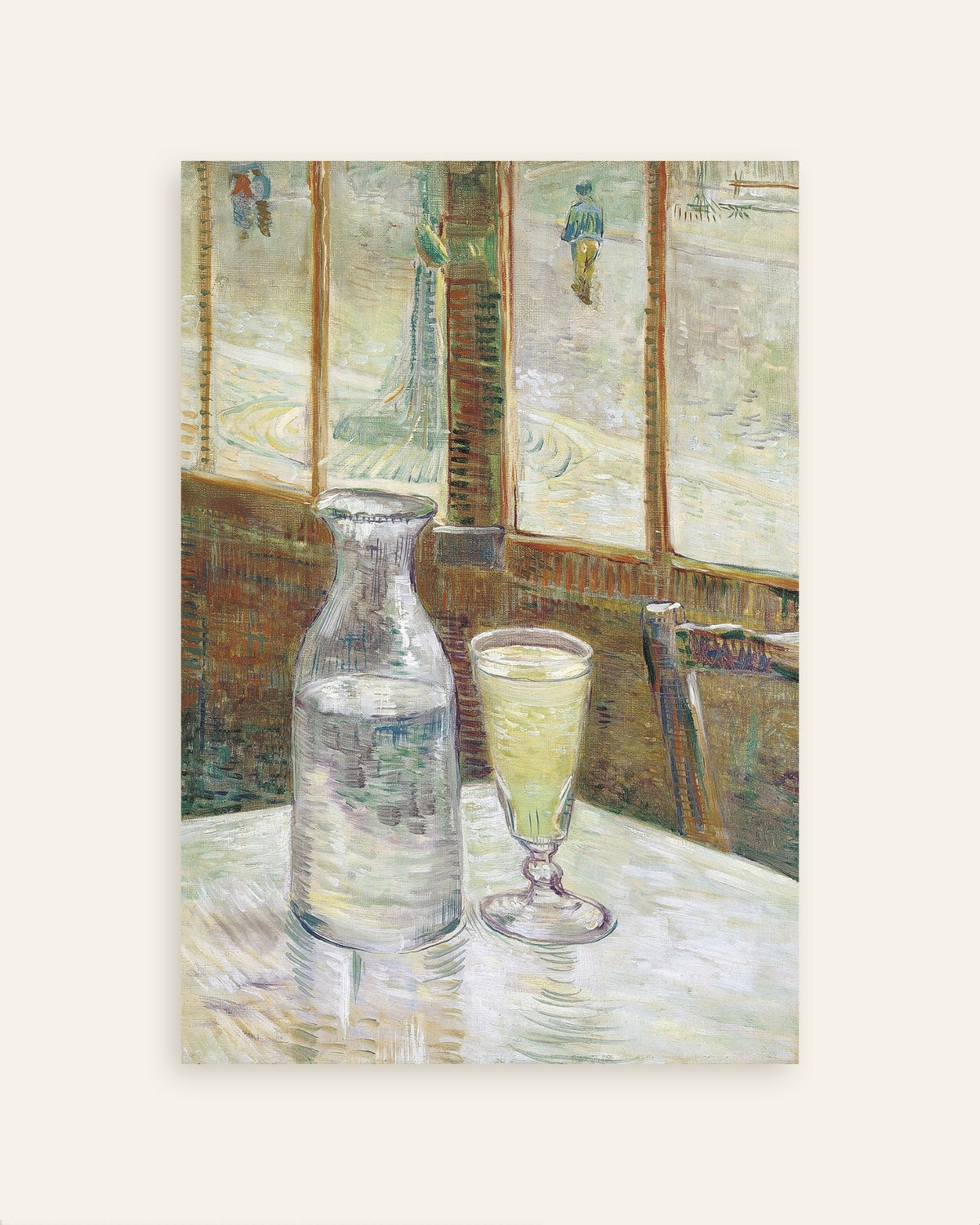 Miniatura del poster Tavolino di caffè con assenzio (1887) di Vincent van Gogh