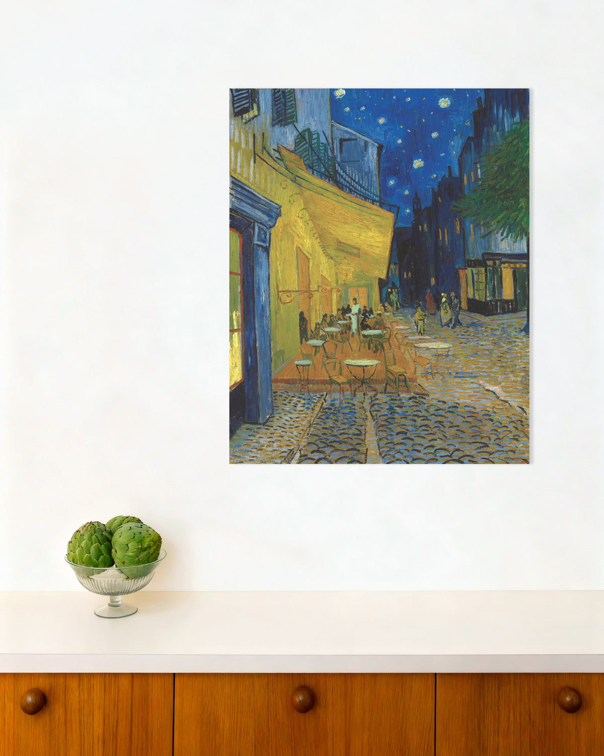 Poster «Terrazza del caffè la sera» (1888) di Vincent van Gogh