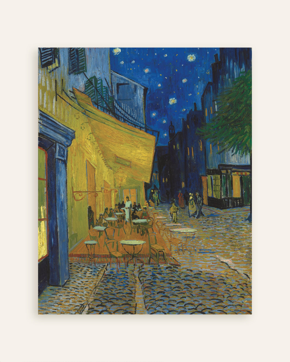 Poster «Terrazza del caffè la sera» (1888) di Vincent van Gogh, miniatura