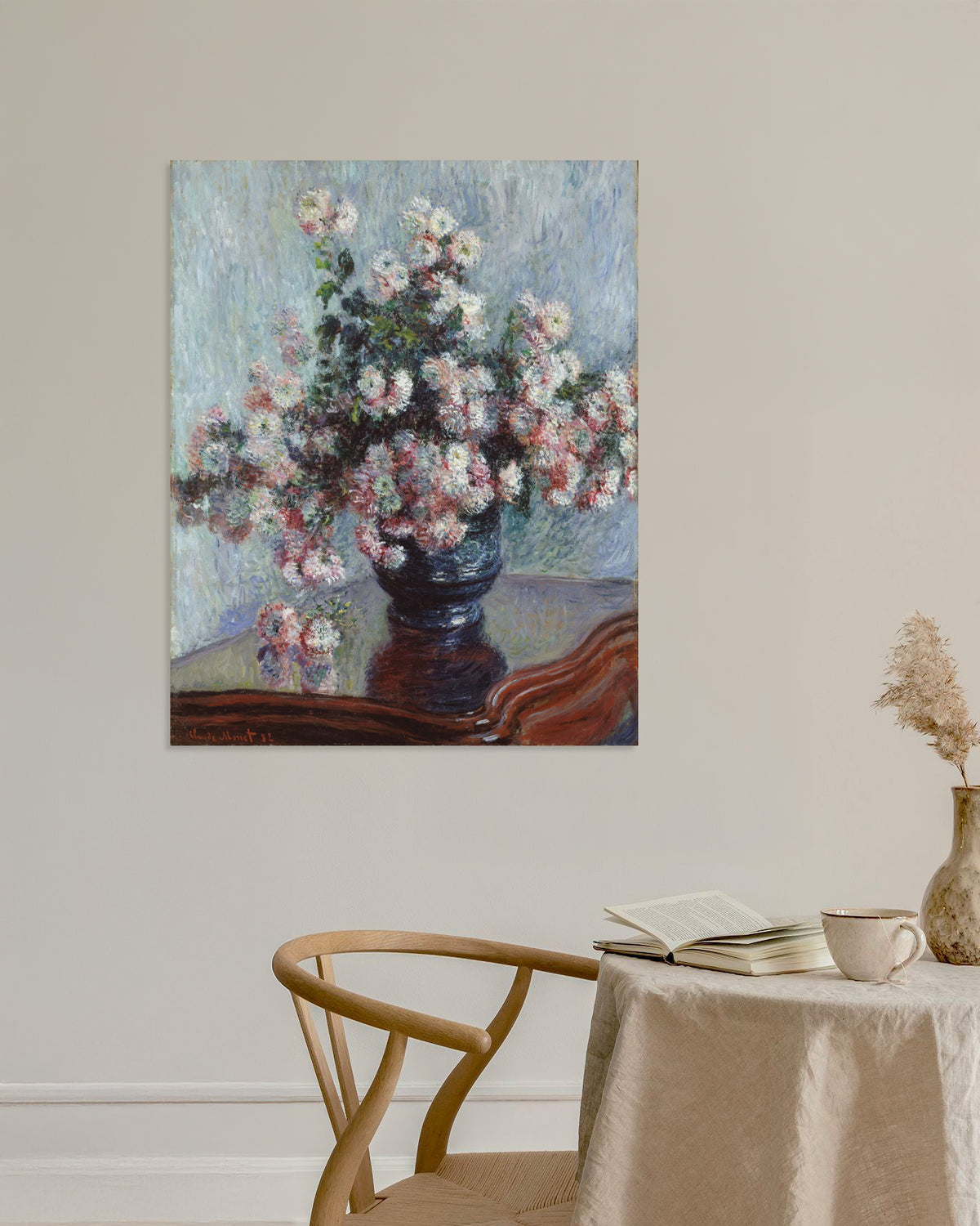 Poster Crisantemi (1882) di Claude Monet