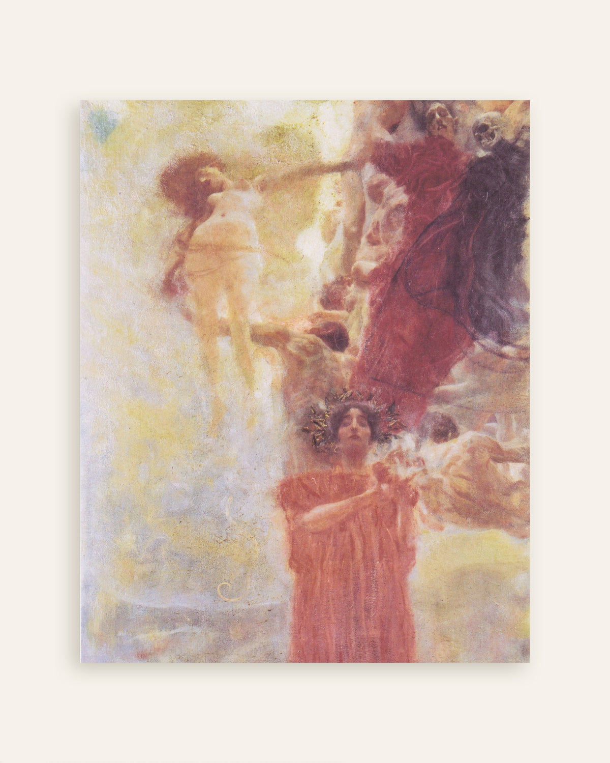 Poster Bozzetto per La Medicina (1897–1898) di Gustav Klimt, miniatura