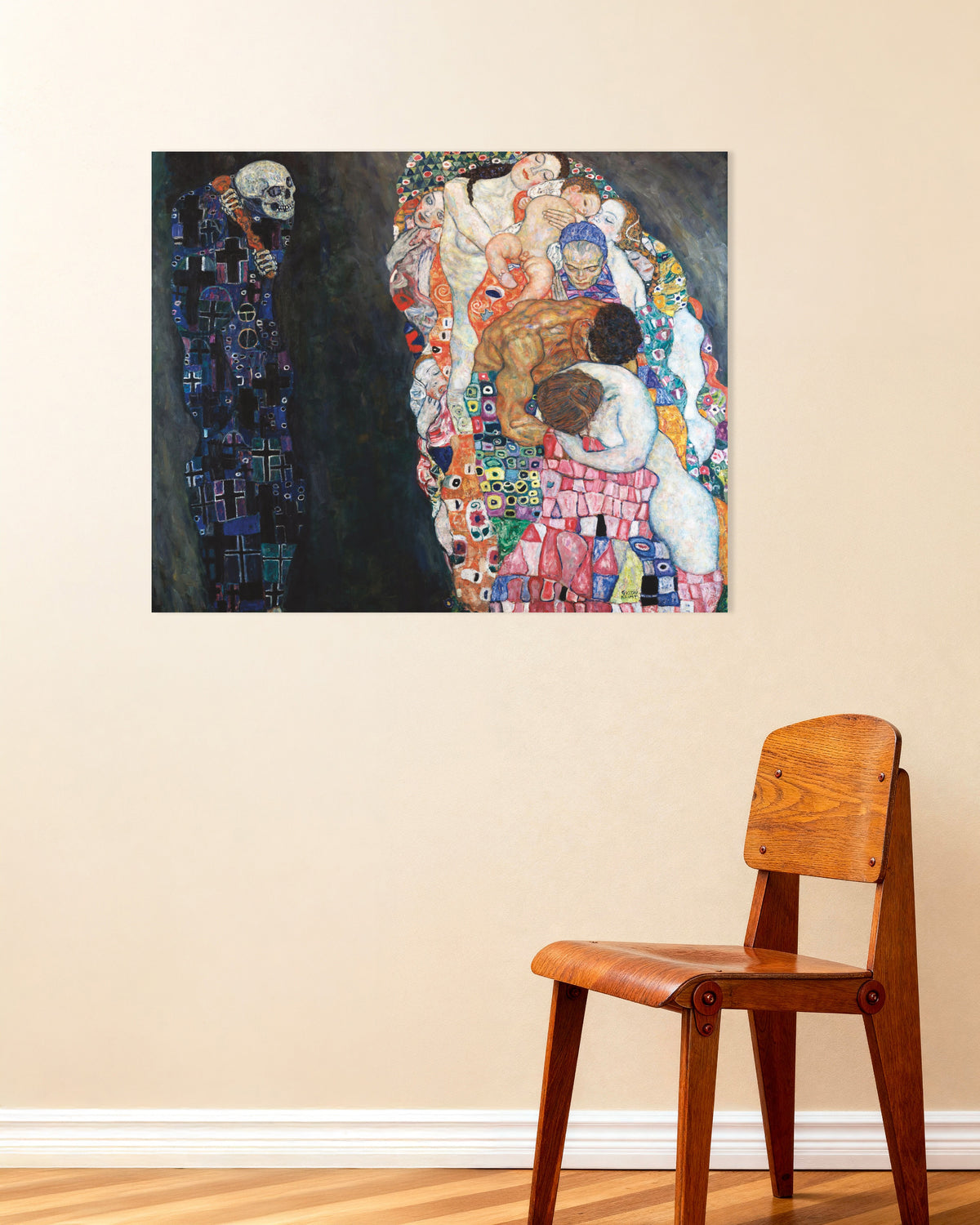 Poster Morte e vita (1910–1915) di Gustav Klimt