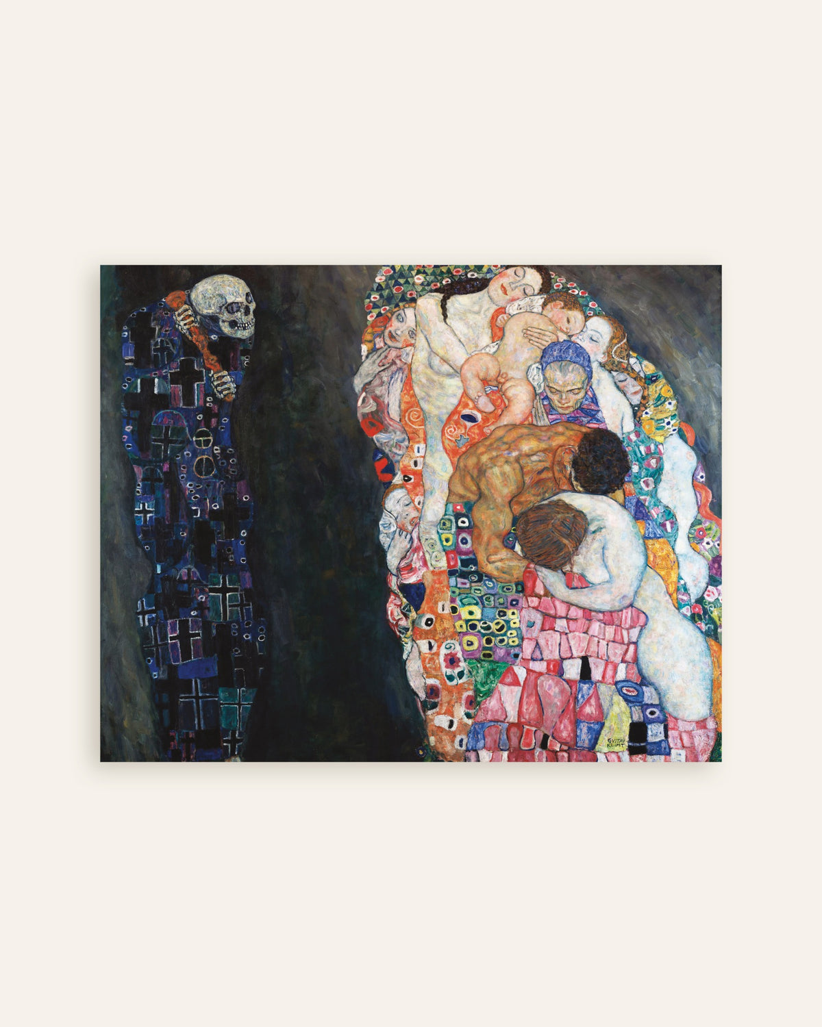 Poster Morte e vita (1910–1915) di Gustav Klimt, miniatura