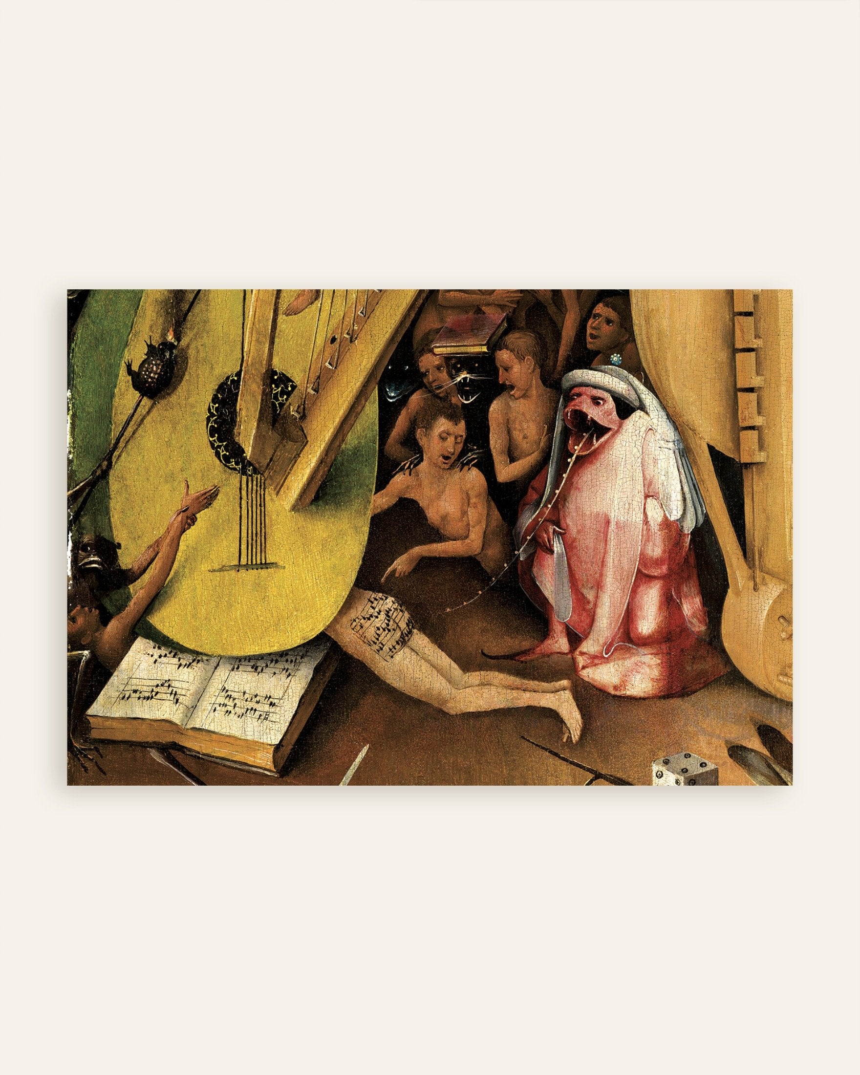 Poster of Detail from The Garden of Earthly Delights: the butt music of hell, thumbnail