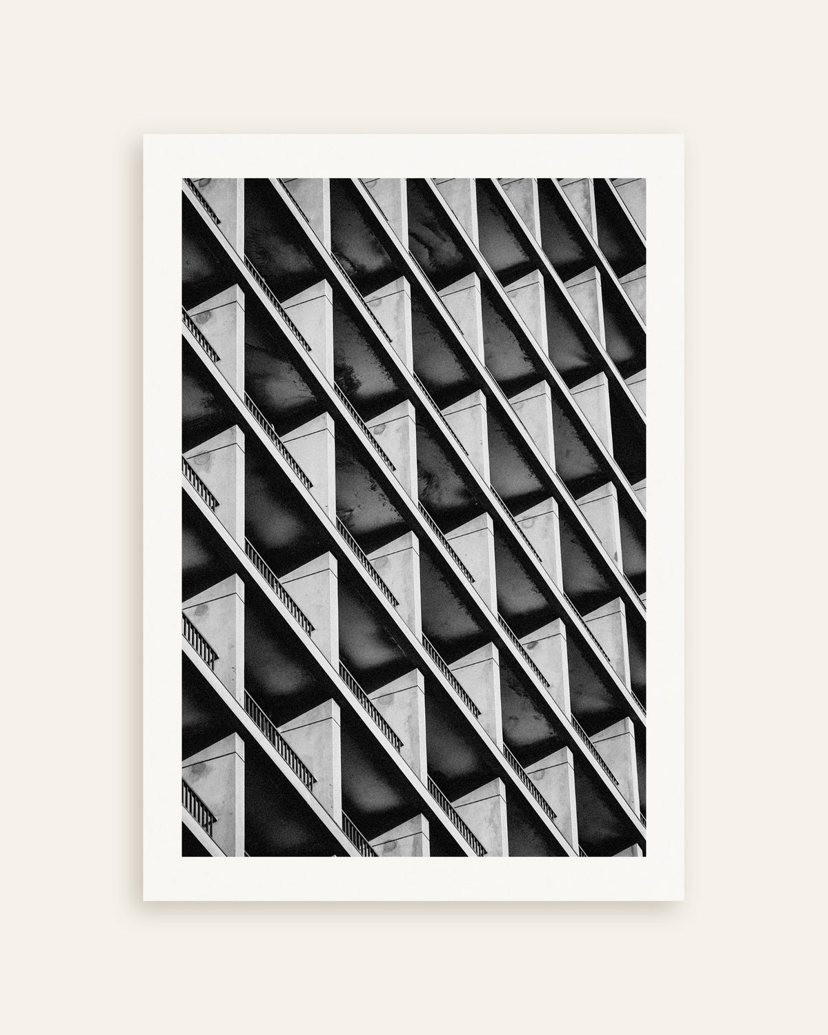 Poster «Ritmo diagonale di balconi», miniatura