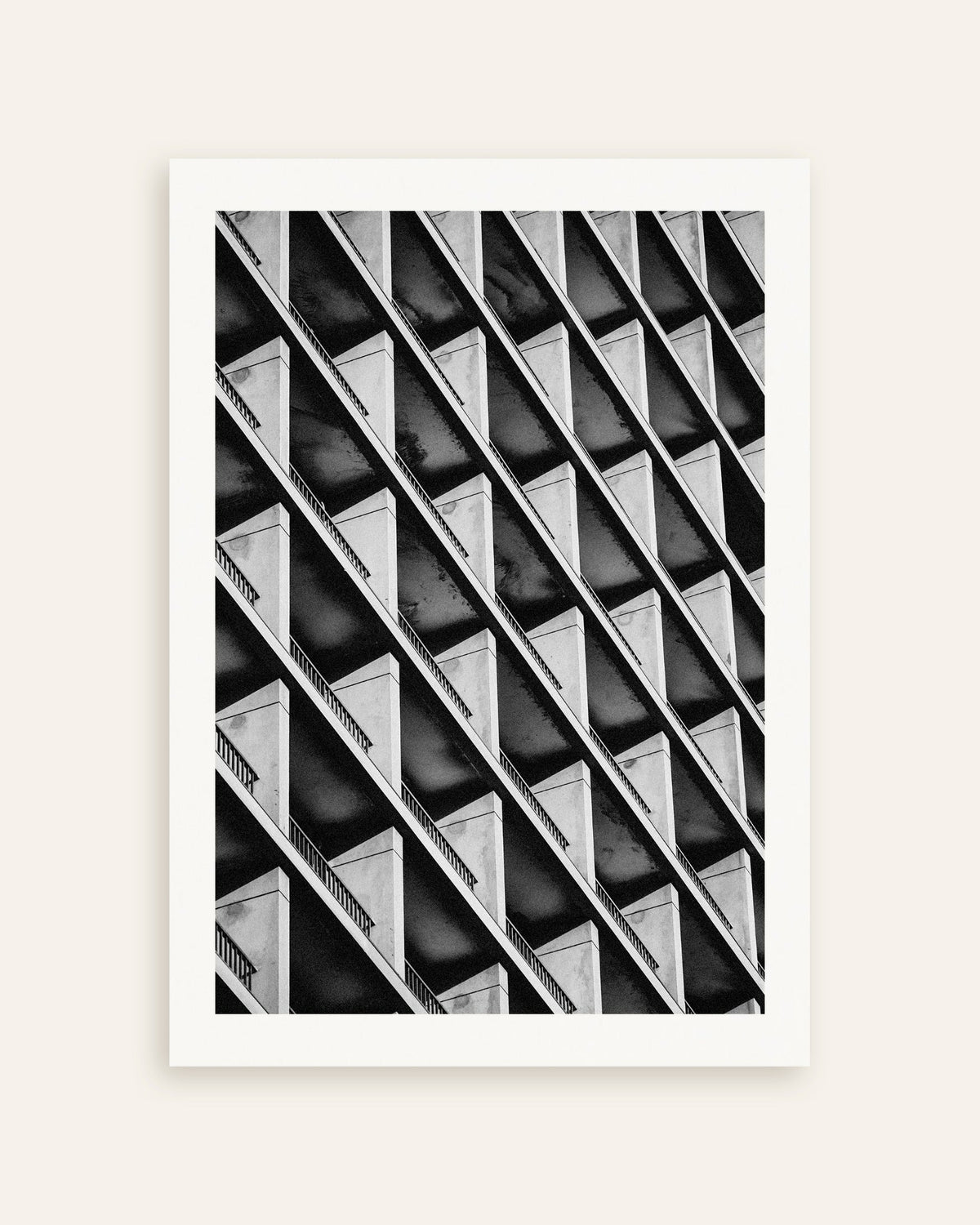 Poster «Ritmo diagonale di balconi», miniatura
