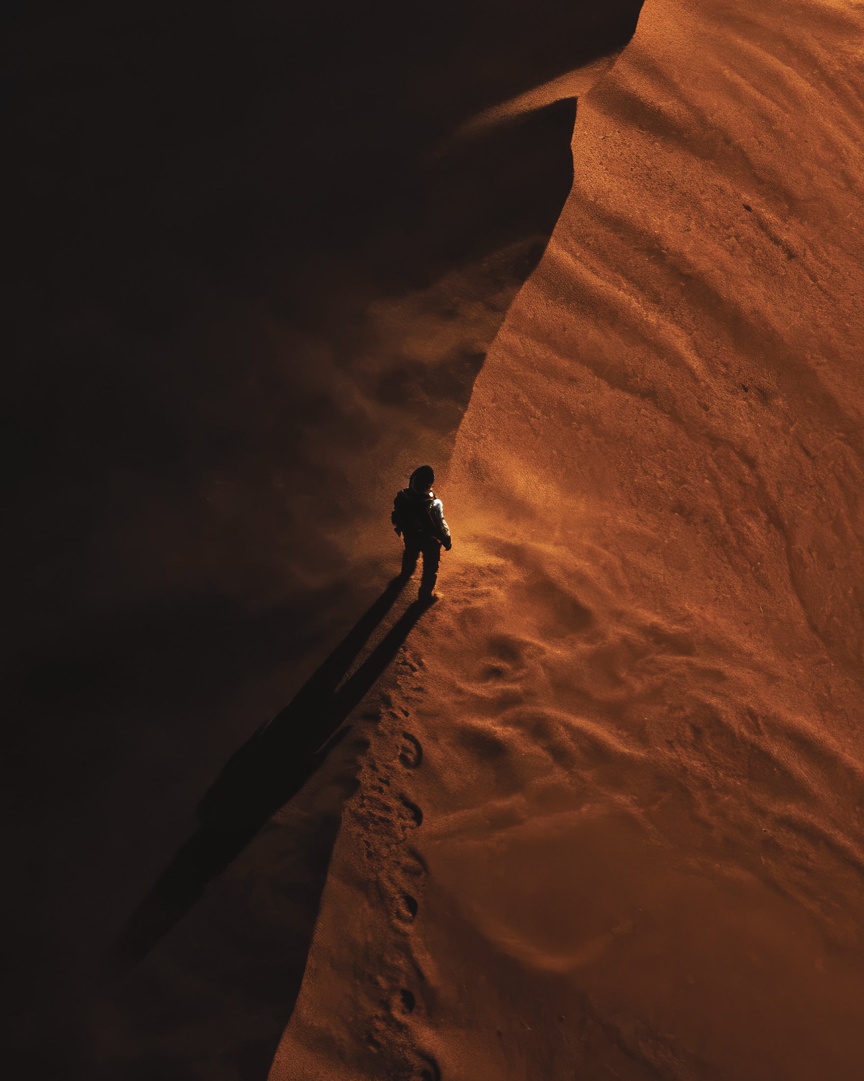 Poster Dune Ridge, Stampe Orizzonte del Deserto