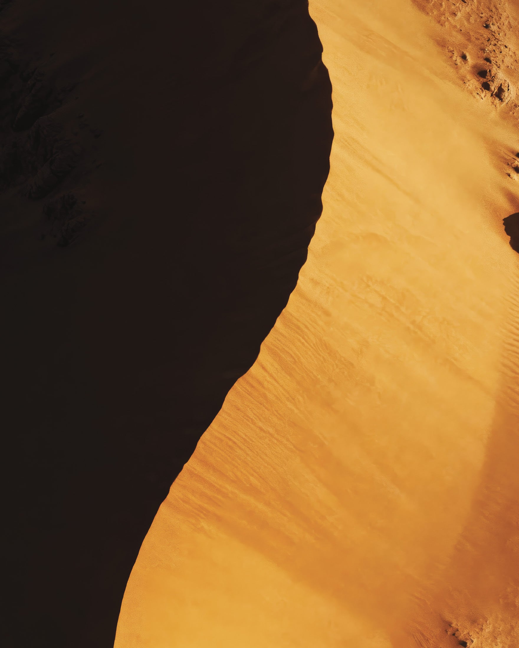 Poster Curva Duna Dorata, Stampe Ombra del Deserto