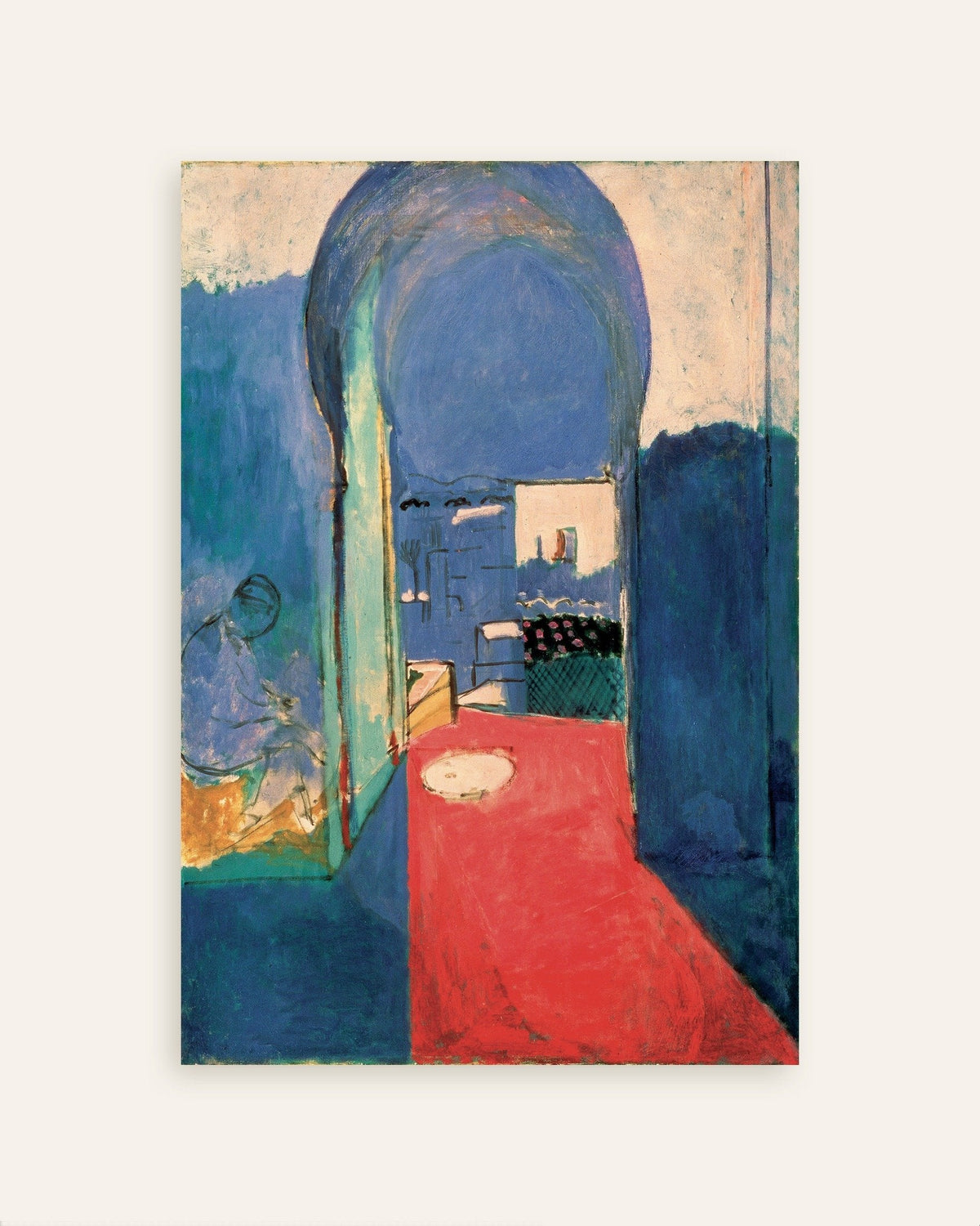 Ingresso alla Casbah (1912) di Henri Matisse, poster, miniatura