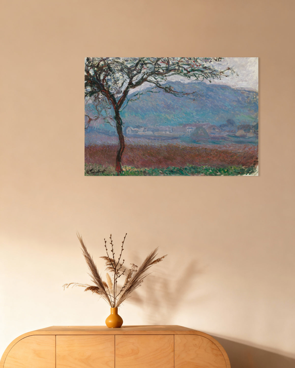 Poster Campo a Giverny (1887) di Claude Monet