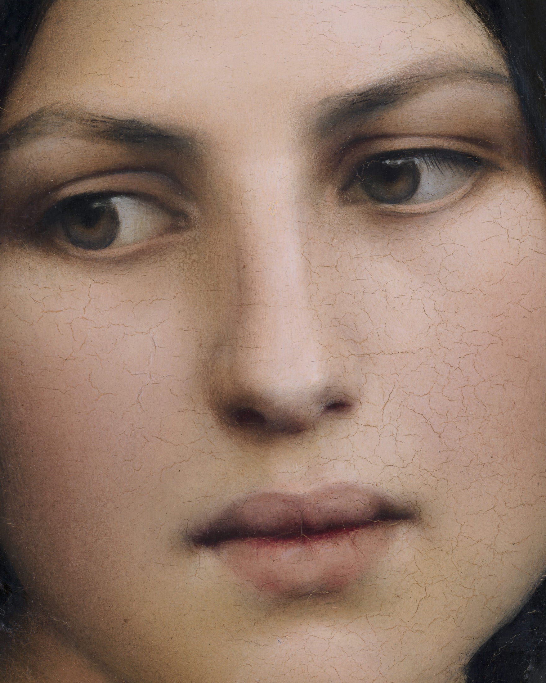 Louis Janmot "Fleur des Champs" Dettaglio del Ritratto Poster