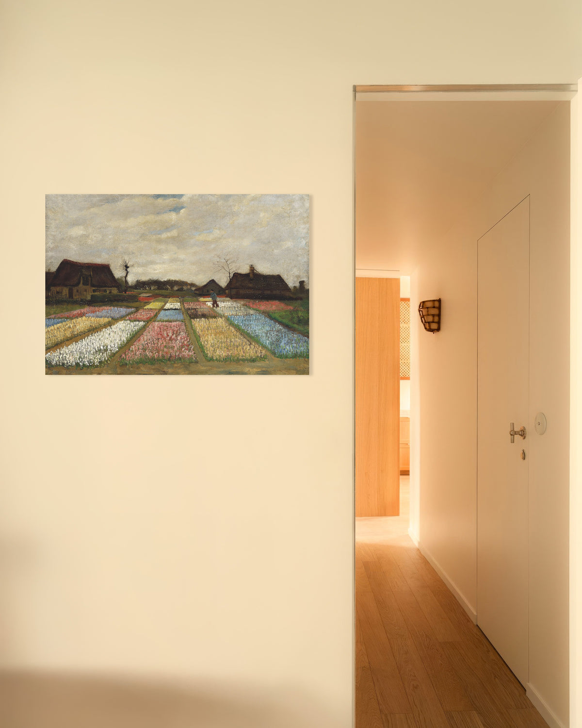Poster di Aiuole fiorite in Olanda (ca. 1883) di Vincent van Gogh