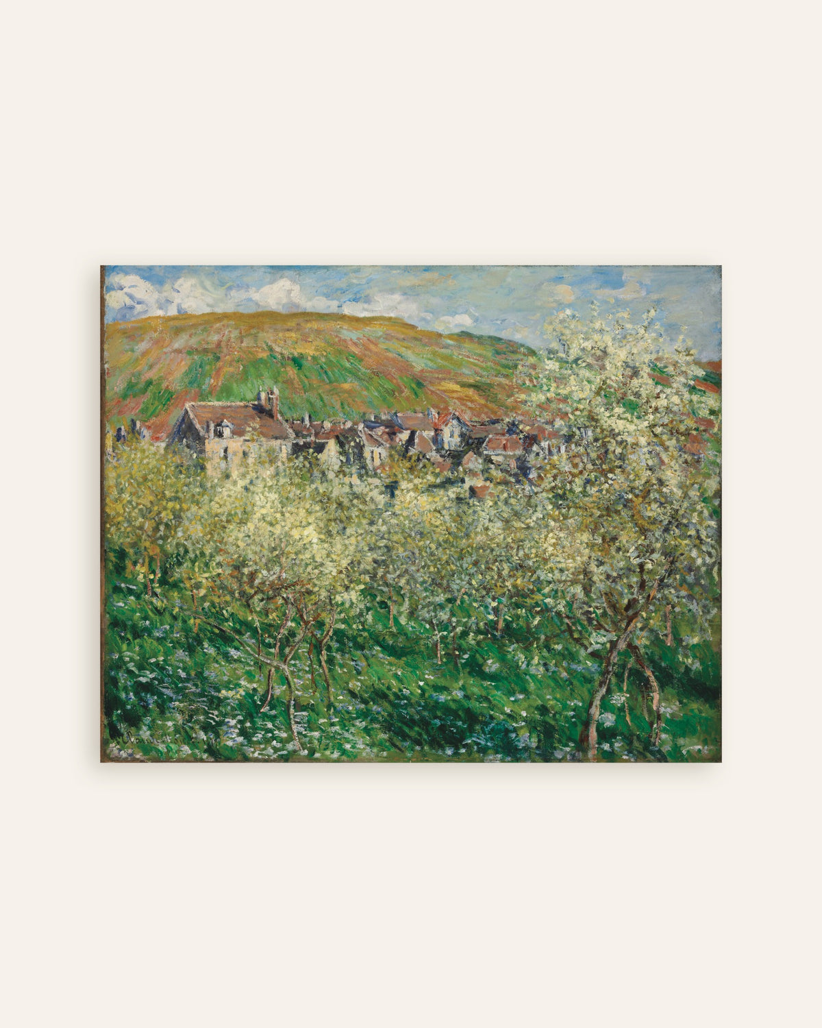 Poster Susini in fiore (1879) di Claude Monet, miniatura