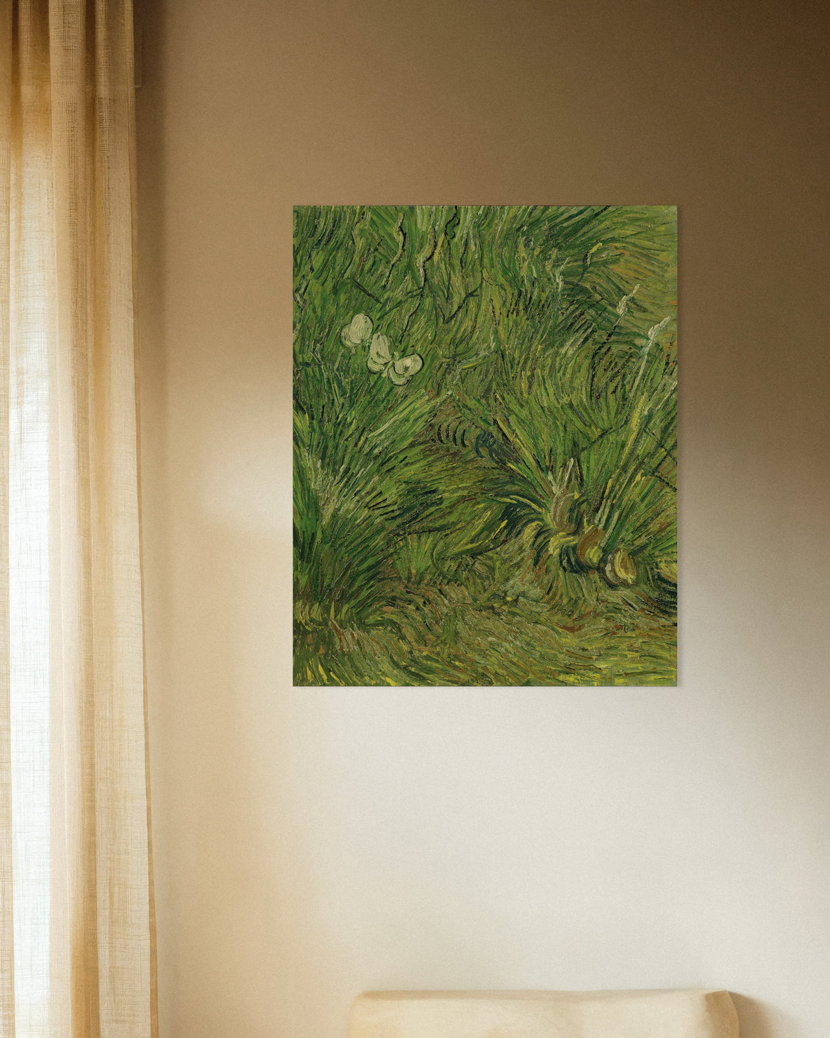 Poster di Giardino con farfalle (1889) di Vincent van Gogh