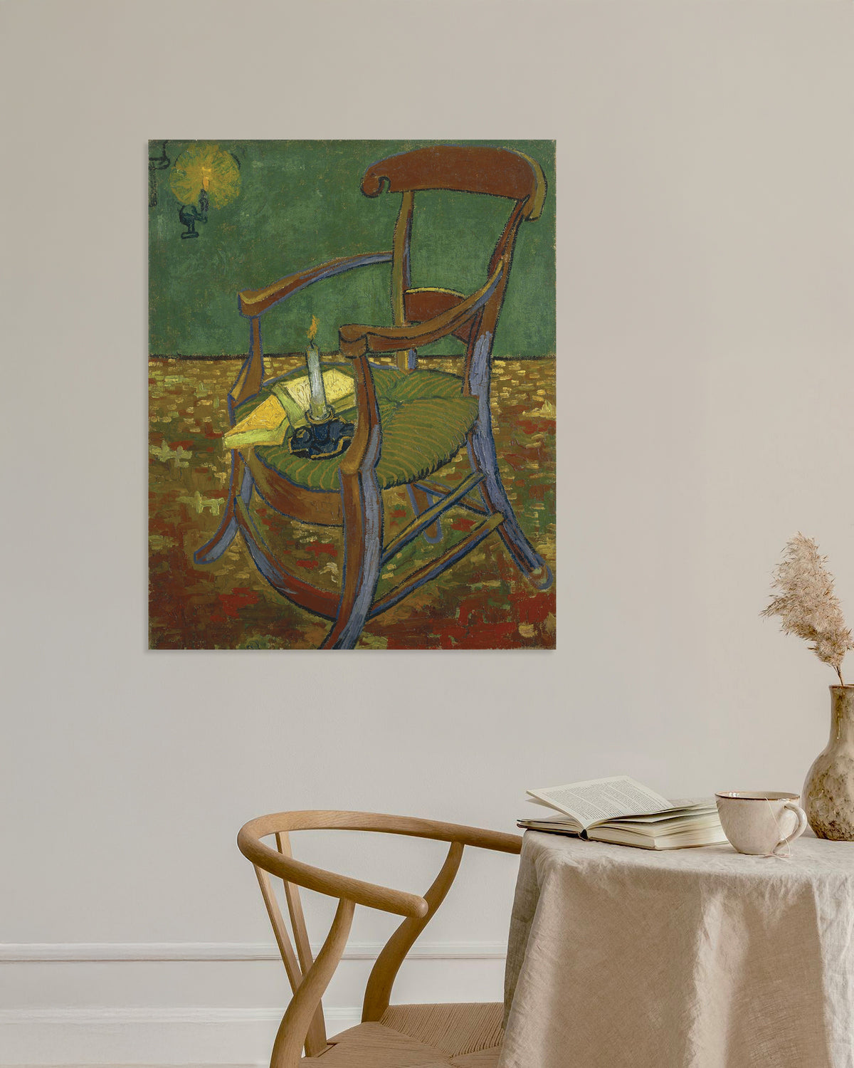 Poster La sedia di Gauguin (1888) di Vincent van Gogh