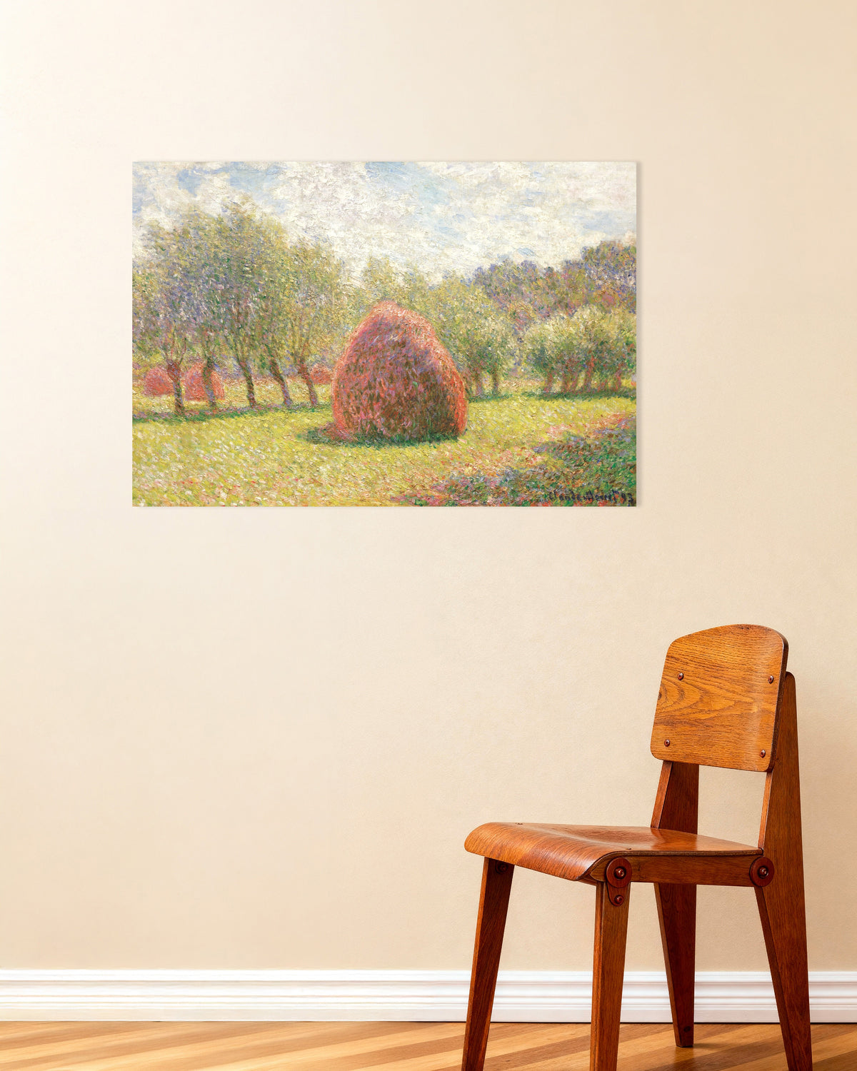 Poster Covoni a Giverny (1893) di Claude Monet