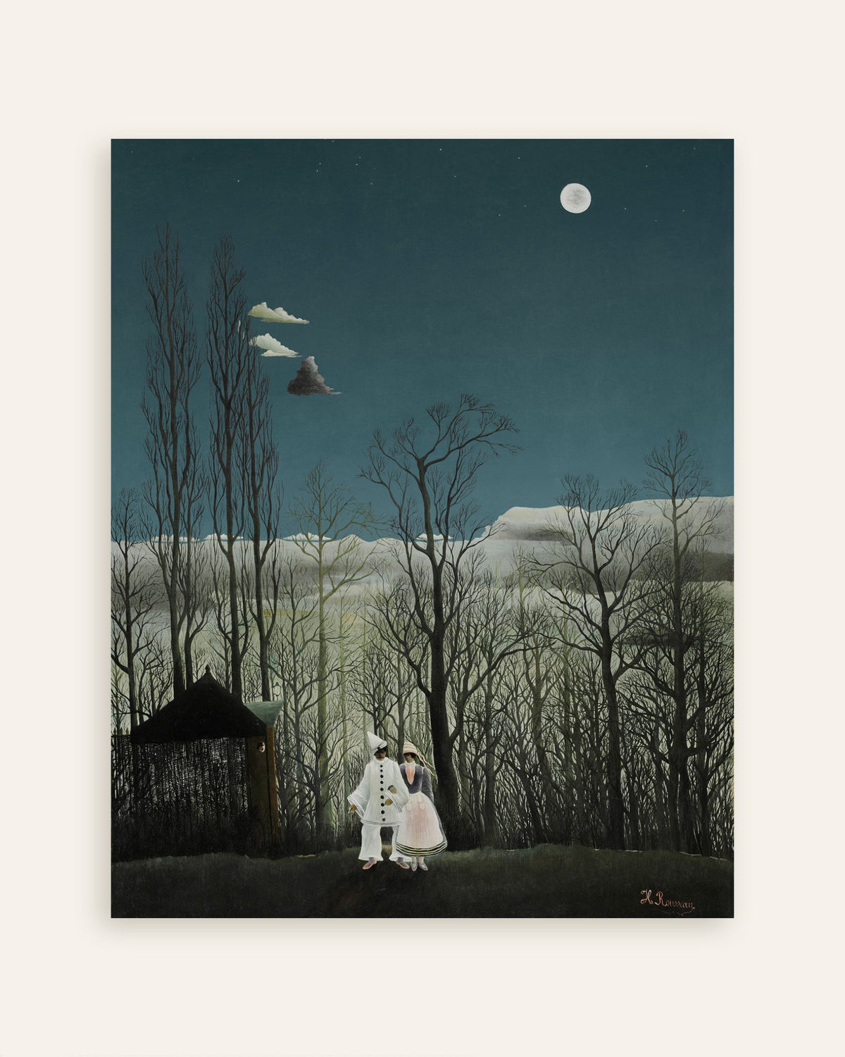 Poster di Henri Rousseau - Una sera di Carnevale (dettaglio), miniatura