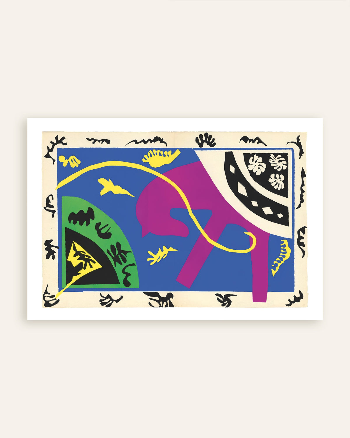 Poster di Cavallo, cavaliere e clown (Jazz, 1947) di Henri Matisse, miniatura