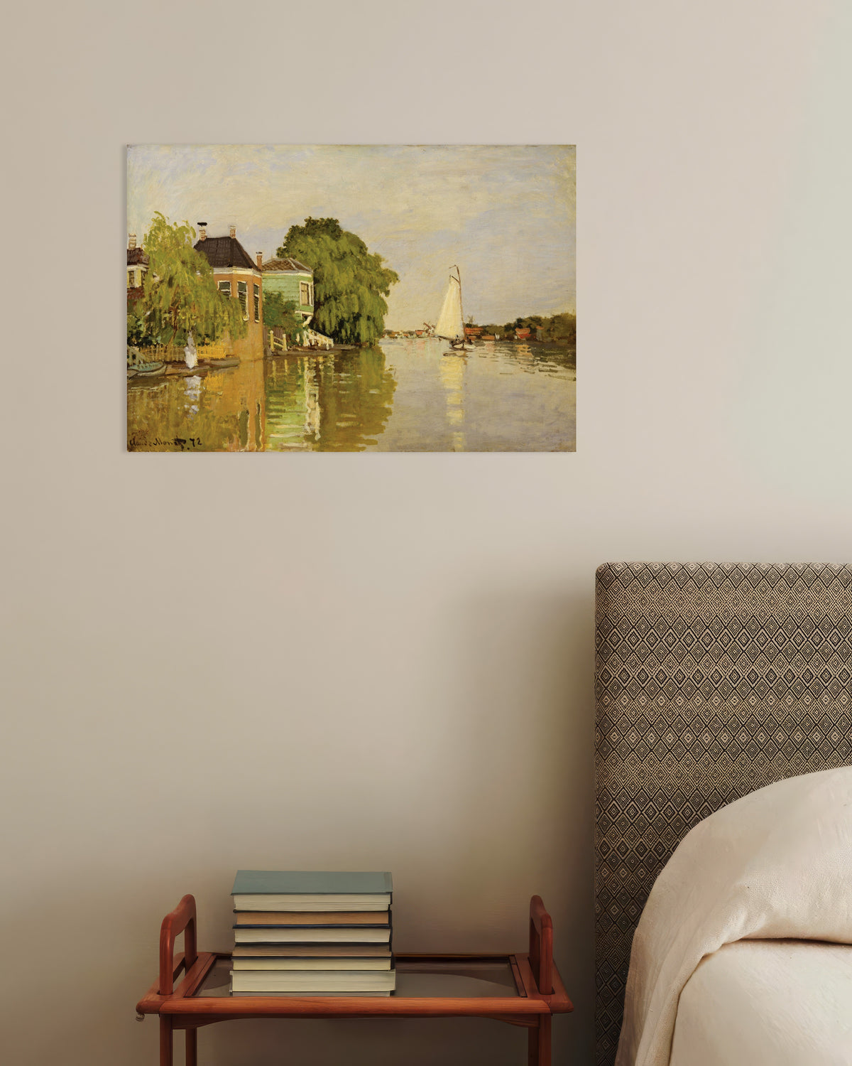 Poster Case sull'Achterzaan (1871) di Claude Monet