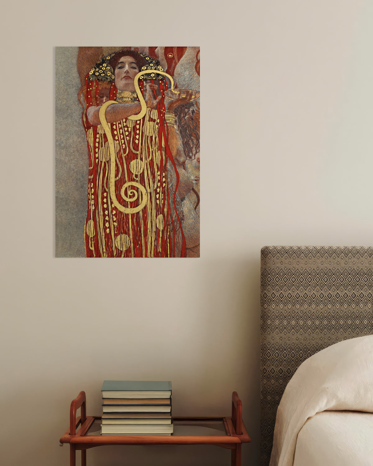 Poster Igea, dettaglio della Medicina (1907) di Gustav Klimt