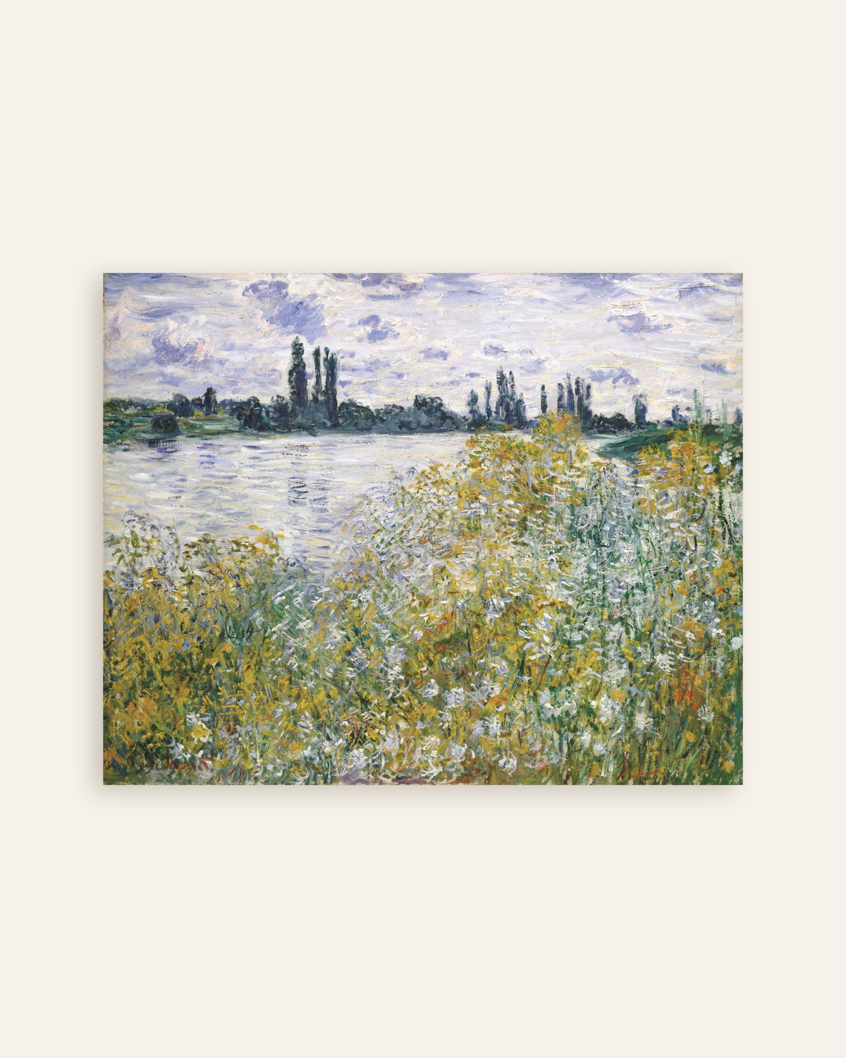 Poster L'Île aux Fleurs vicino a Vétheuil (1880) di Claude Monet, miniatura