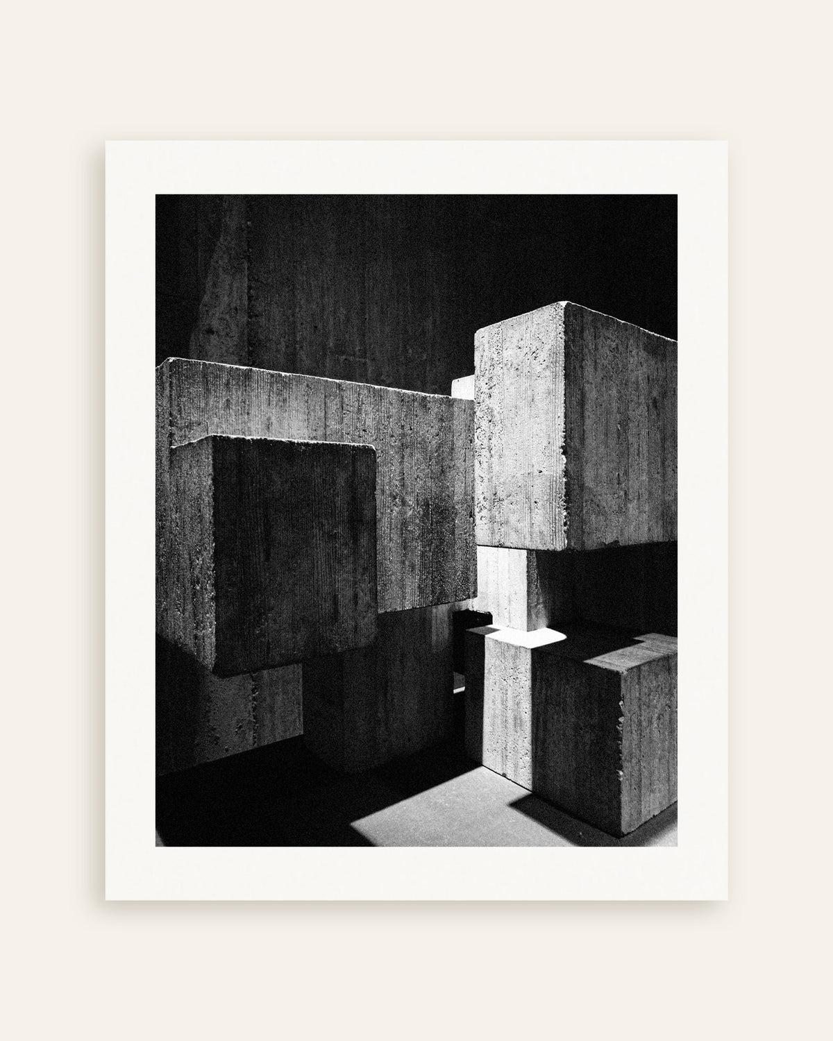 Poster «Cubi di cemento a incastro», miniatura