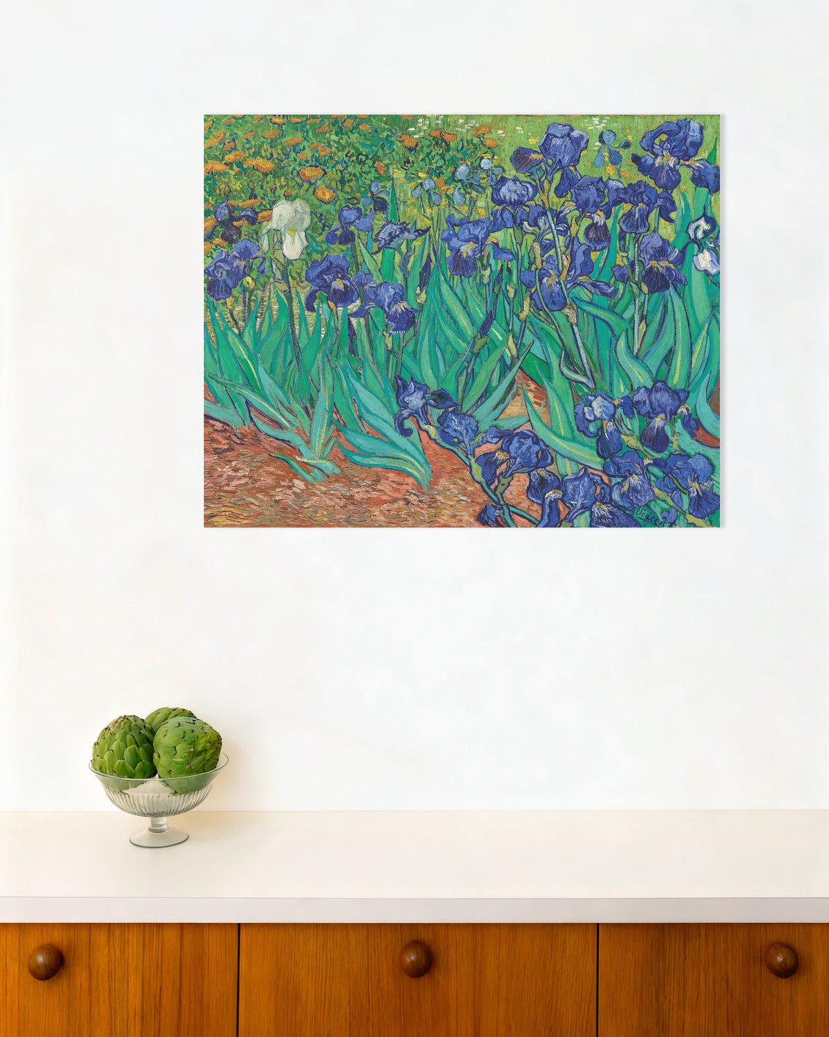 Poster di Iris (1889) di Vincent van Gogh