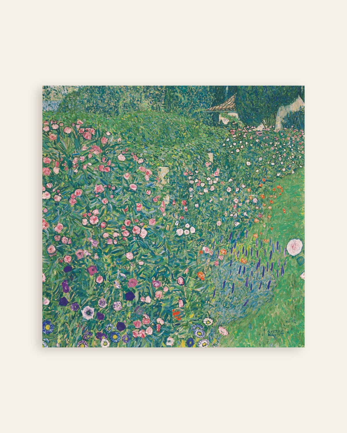 Poster Paesaggio di giardino italiano (1913) di Gustav Klimt, miniatura