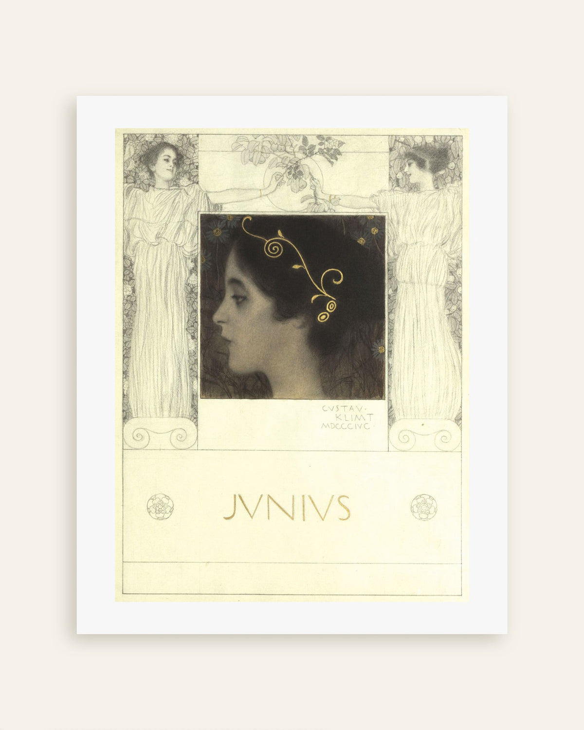 Poster Junius (1896) di Gustav Klimt, miniatura