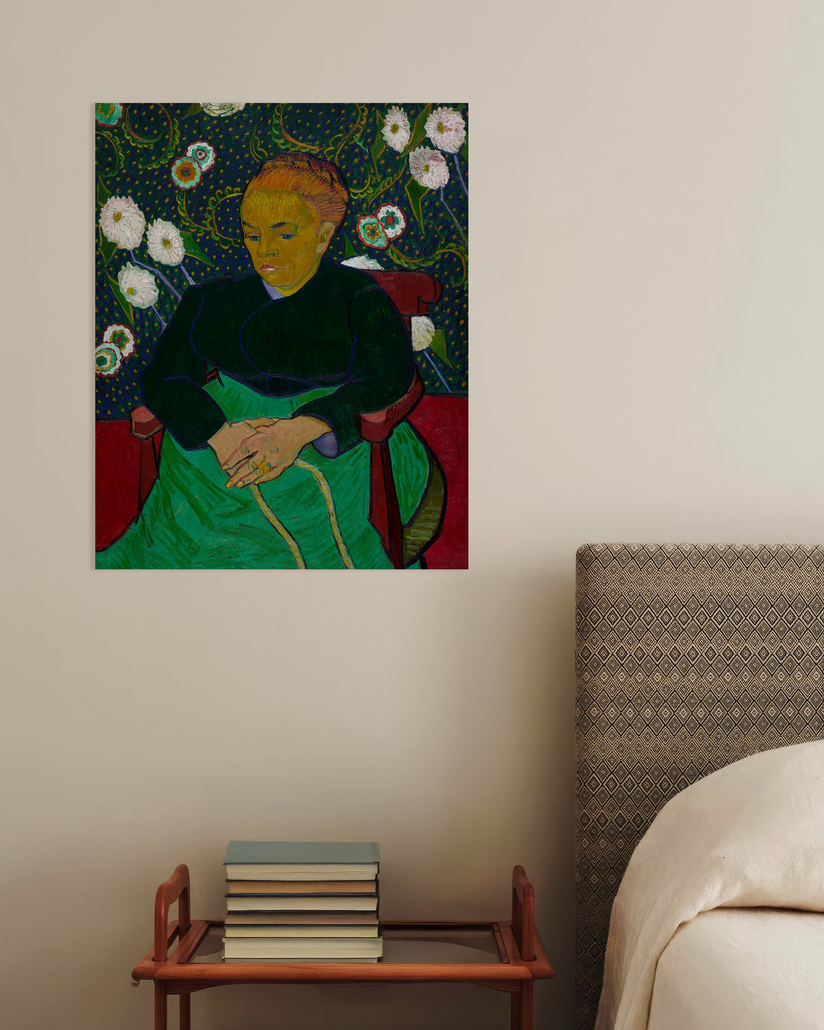 Poster di La Berceuse, Madame Roulin che dondola la culla (1889) di Vincent van Gogh