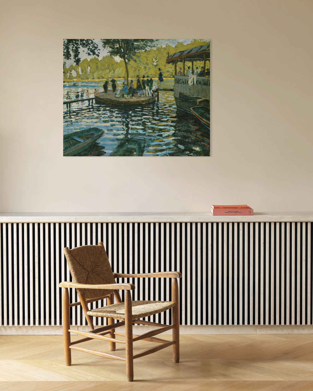 Poster La Grenouillère (1869) di Claude Monet