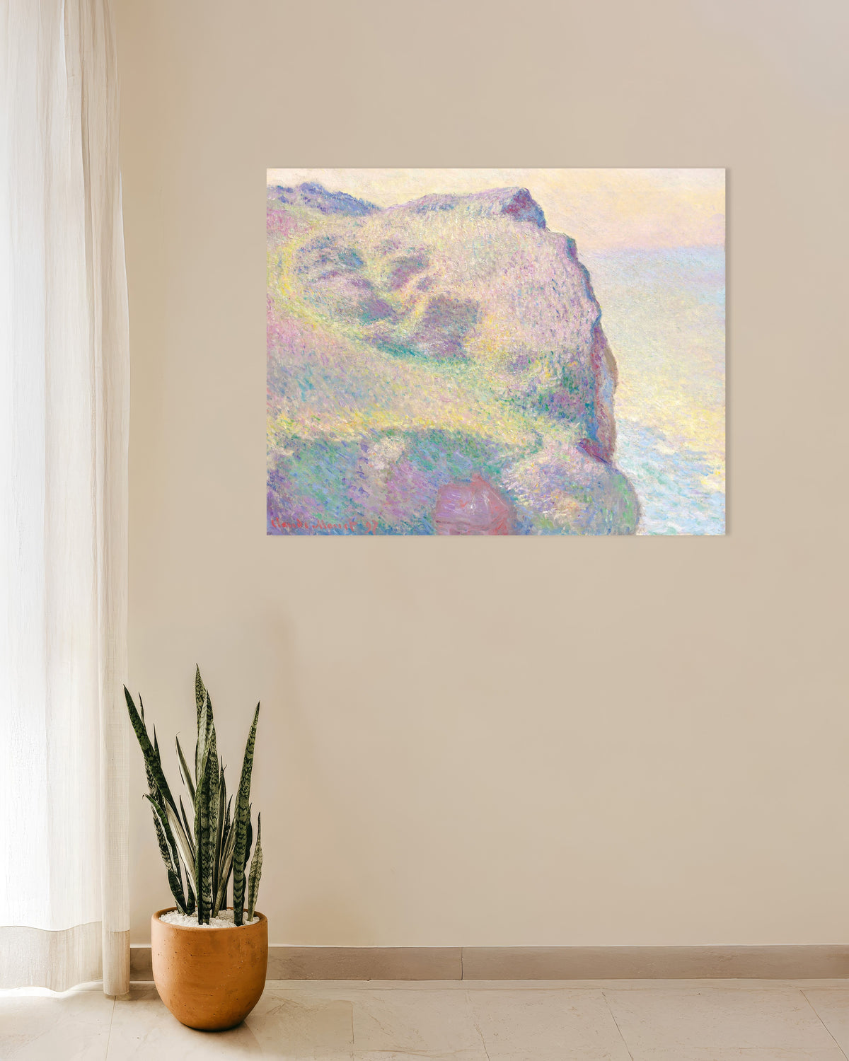 Poster La Pointe du Petit Ailly (1897) di Claude Monet