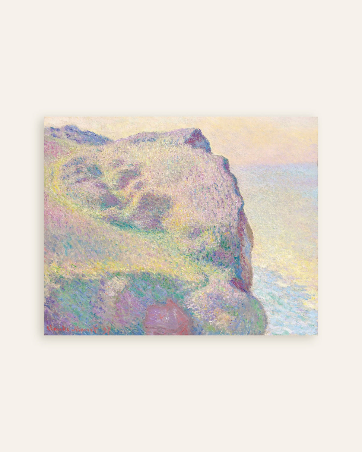 Poster La Pointe du Petit Ailly (1897) di Claude Monet, miniatura