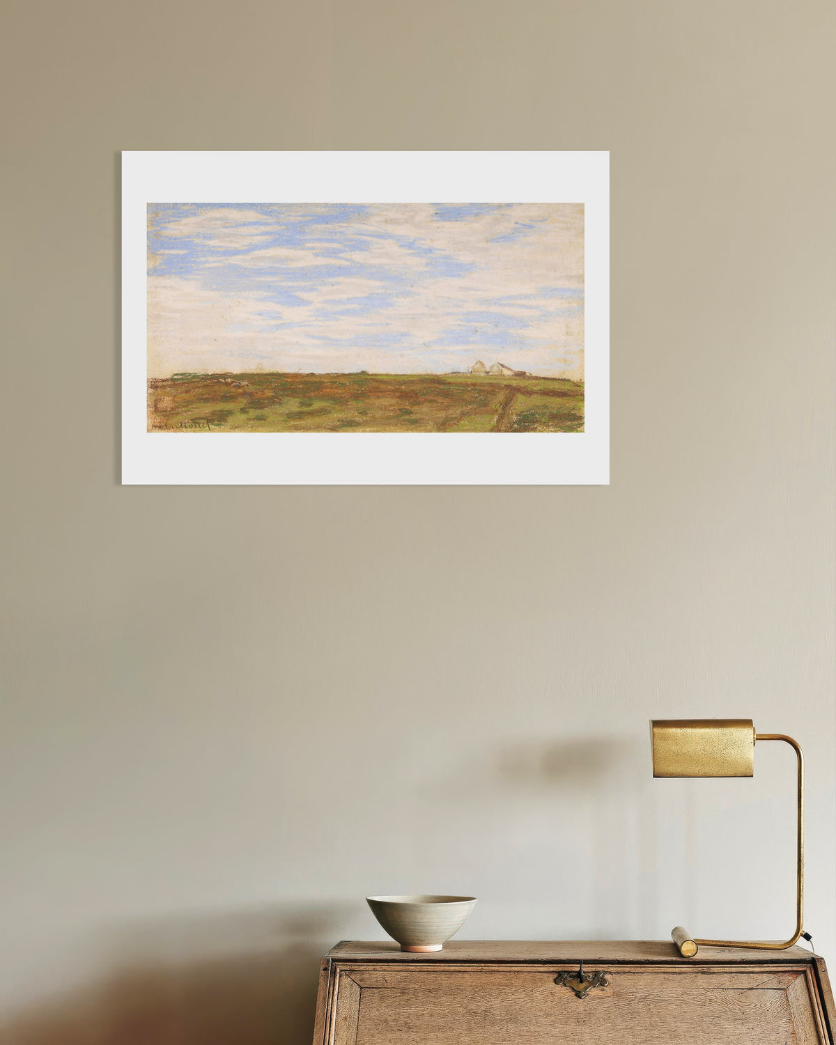 Poster Paesaggio (1864–1866) di Claude Monet