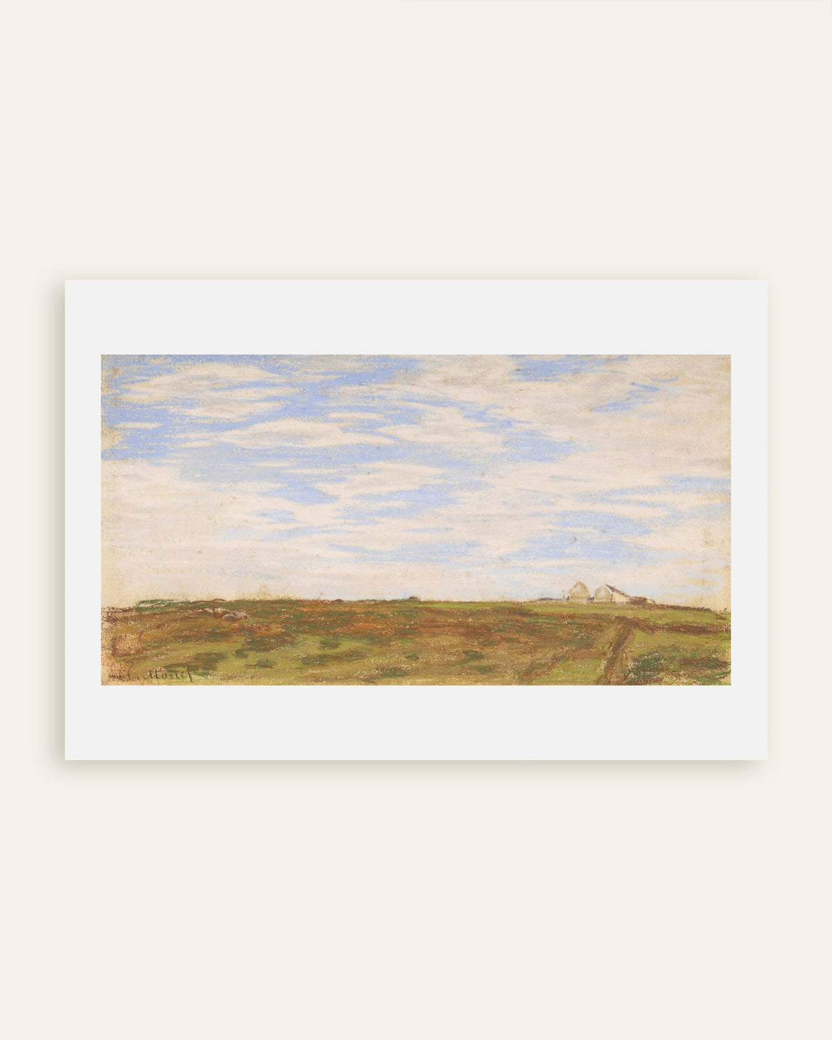 Poster Paesaggio (1864–1866) di Claude Monet, miniatura