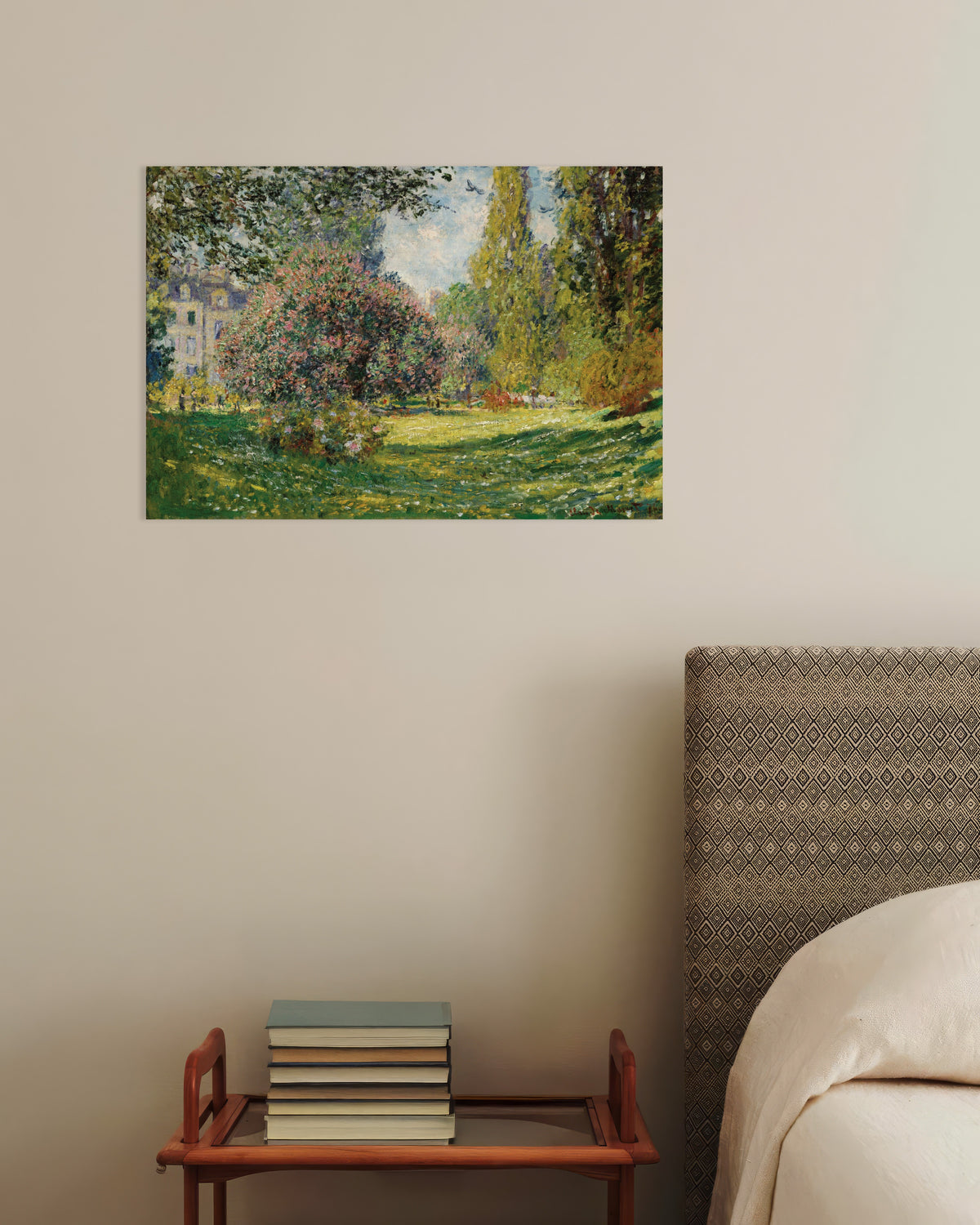 Poster Paesaggio, il Parc Monceau (1876) di Claude Monet